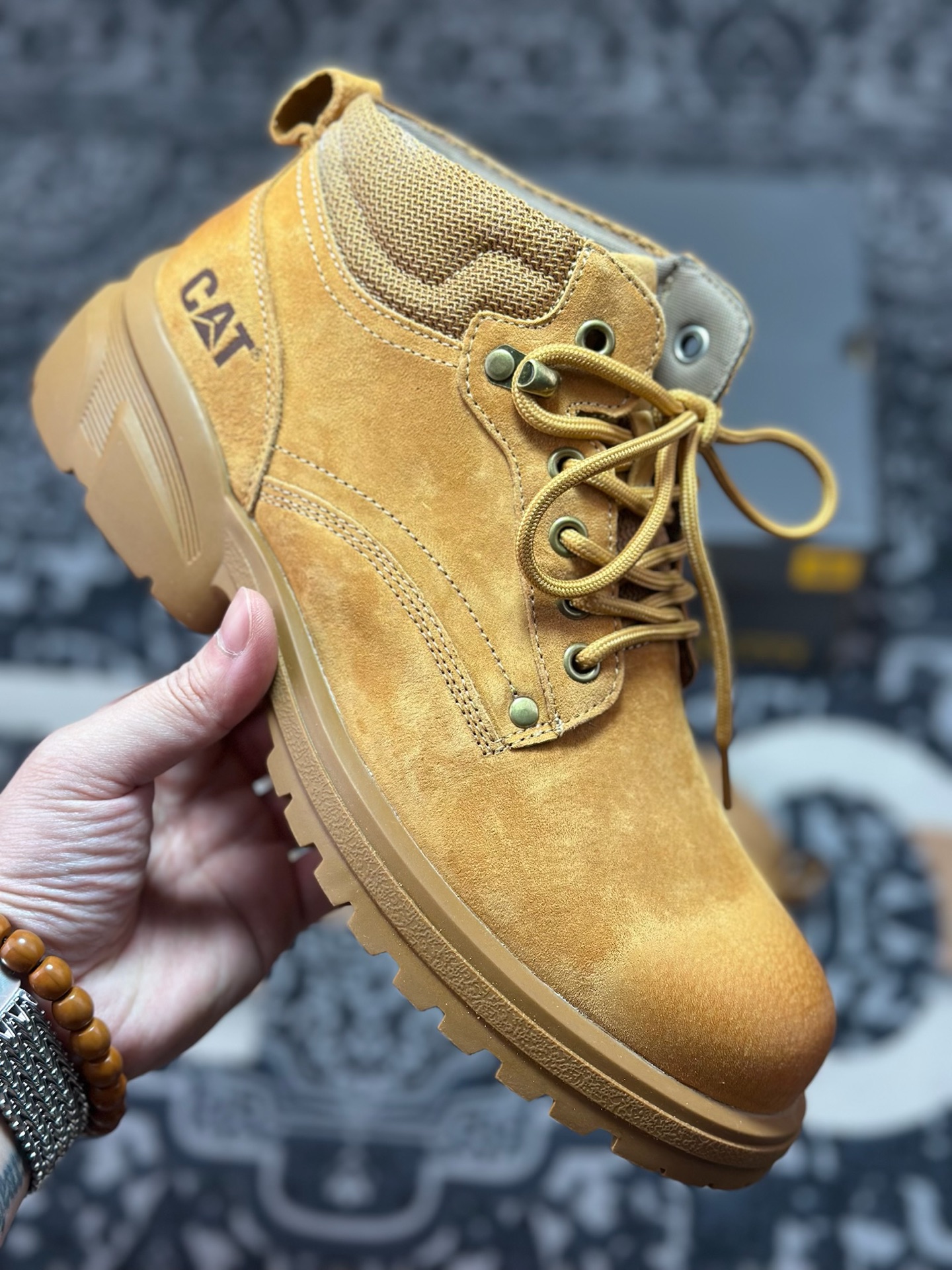 B3260 原装级别 新货#CAT卡特 硬汉推土机品牌经典百搭户外中帮休闲马丁靴系列