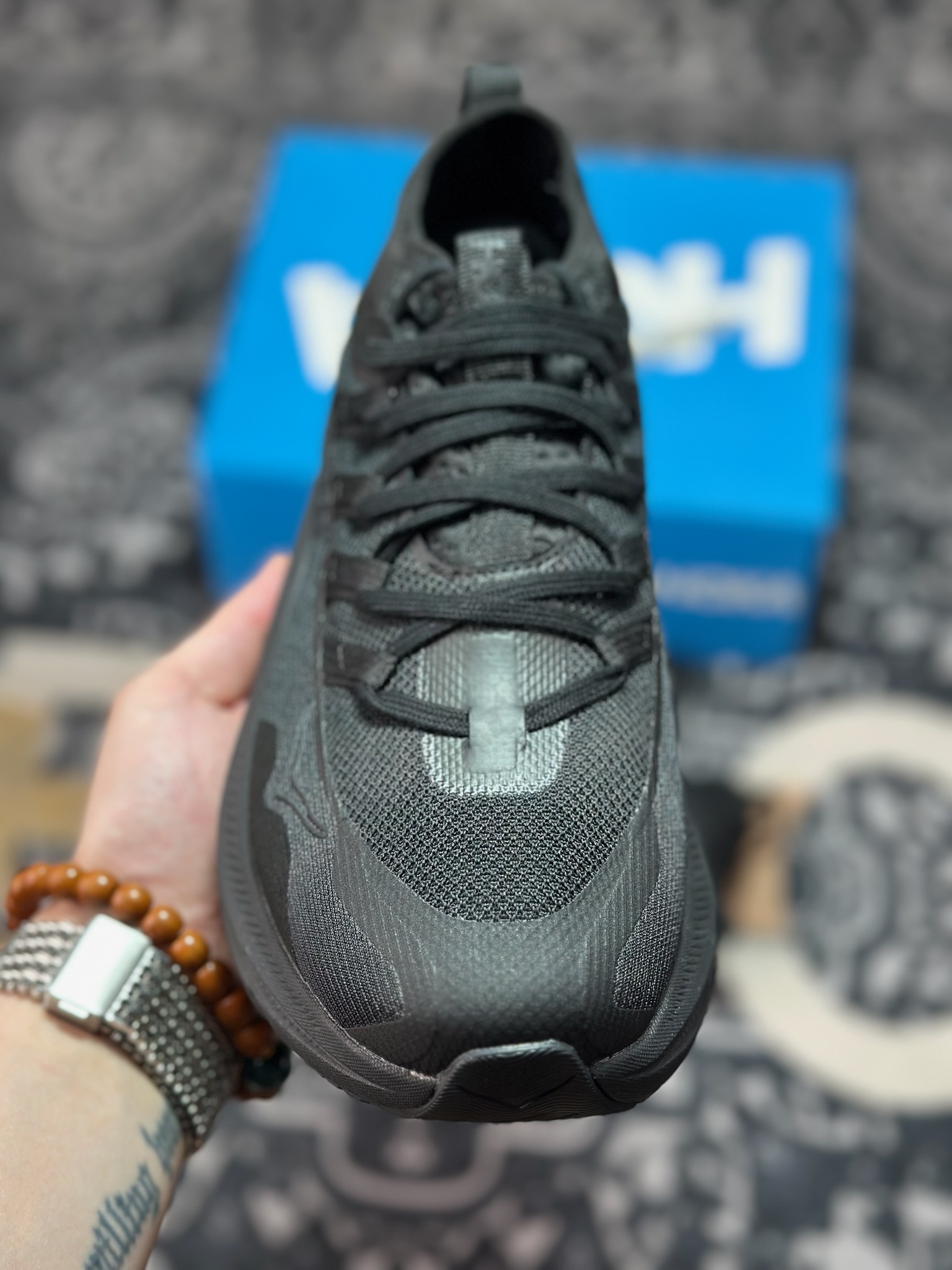 原装级别 HOKA M KAWANA MID 厚底轻量山地跑步鞋 1169270/BBNB