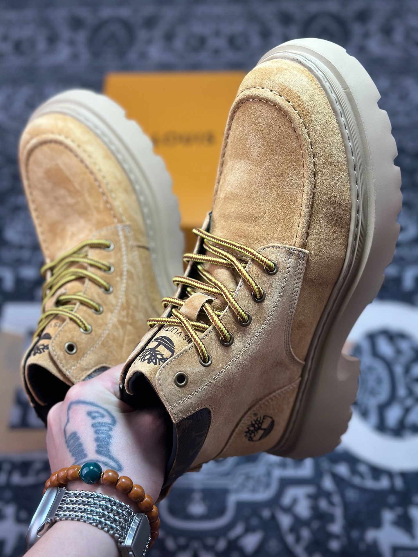 原装级别 LV x Timberland LV联名添柏岚大黄靴