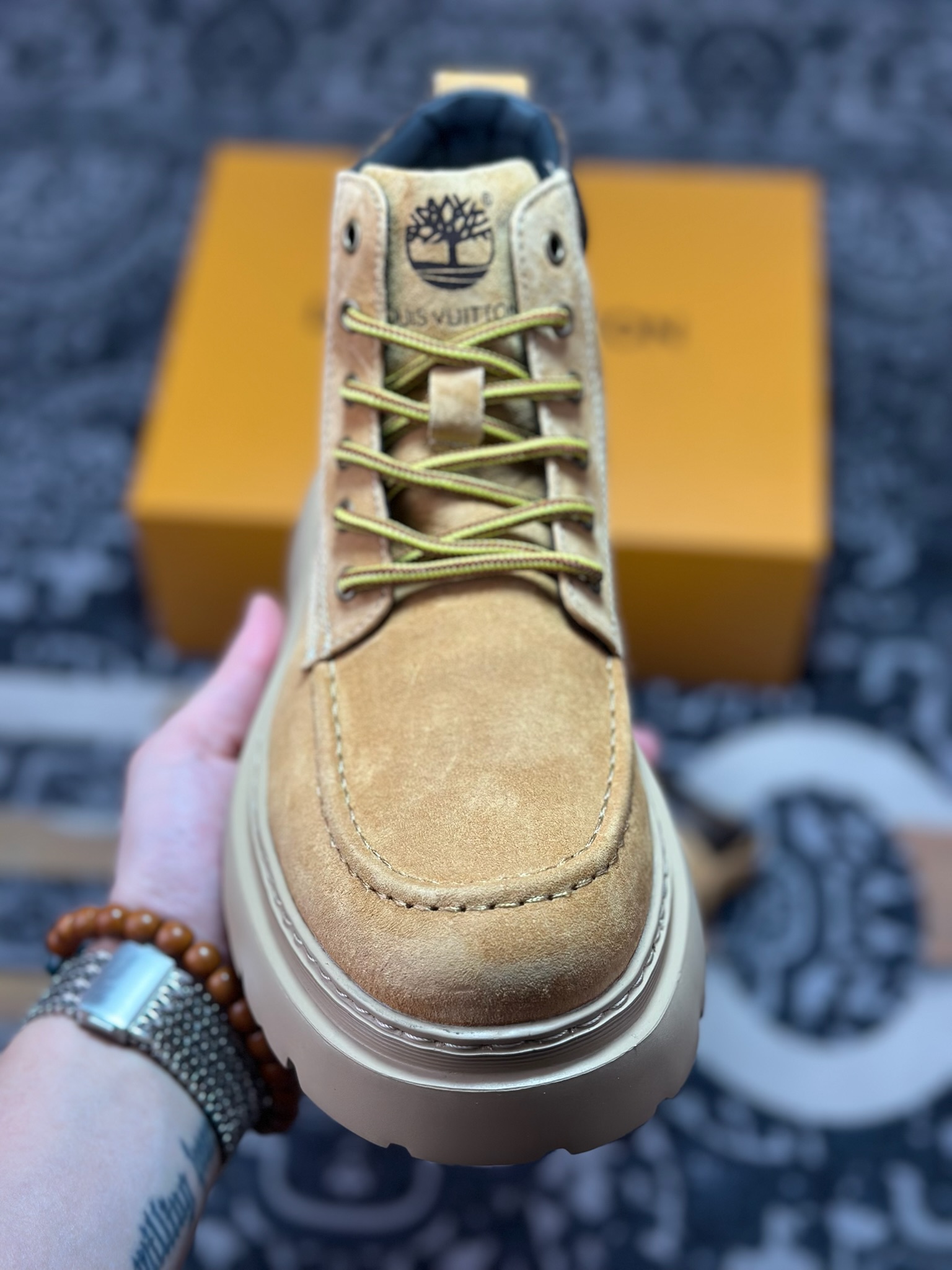 原装级别 LV x Timberland LV联名添柏岚大黄靴