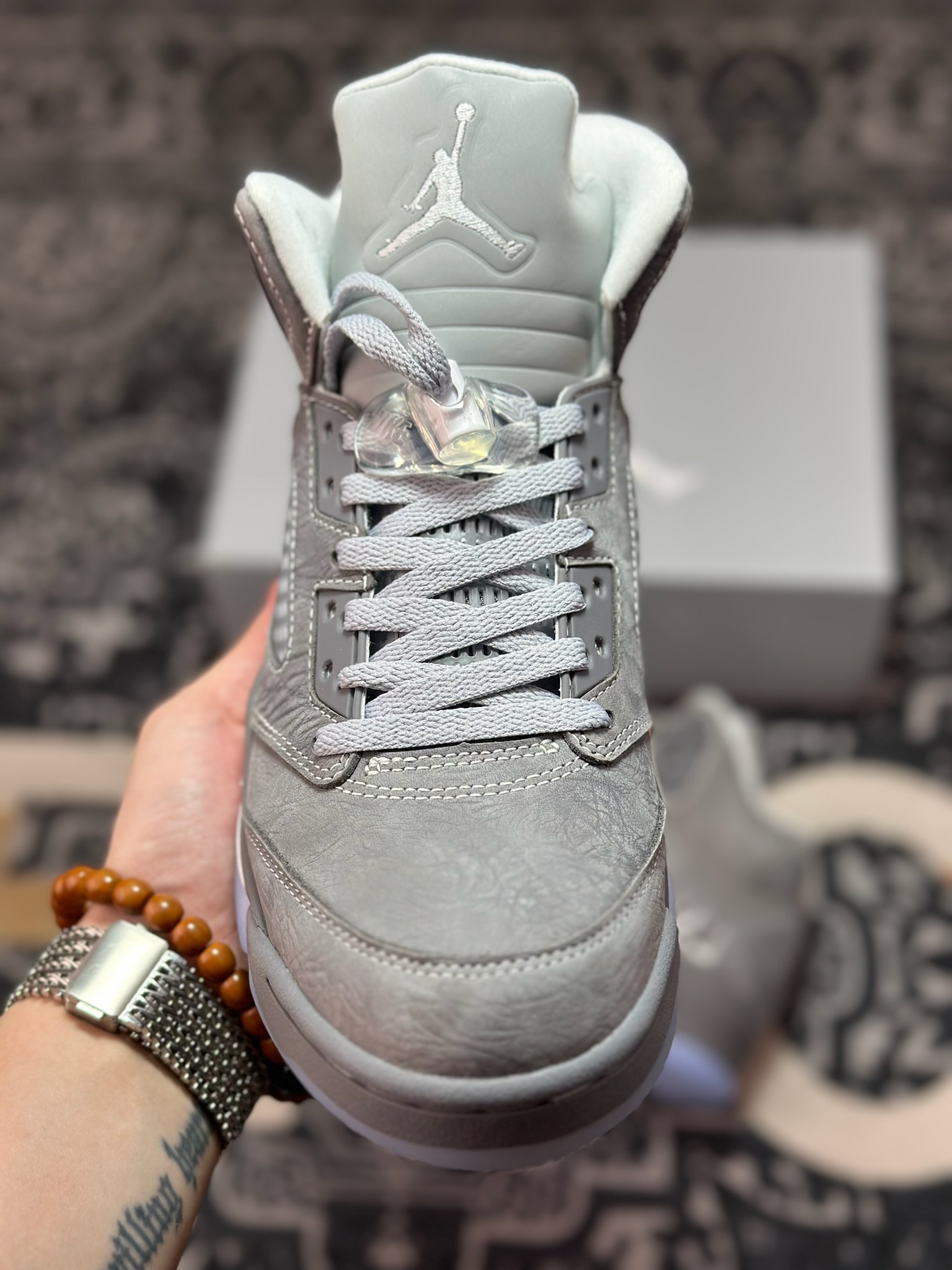 D0450 优选 原装级别 Air Jordan 5 ”Wolf Grey” AJ5 乔5狼灰 DD0587-002-Chinese UA Cheap High Quatity Brand Clothes Bags handbags Sneakers wholesale wholesaler seller from China Factory suppliers Fashion Clothing Shoes best Quality Beautiful Price D0450 优选 原装级别 Air Jordan 5 ”Wolf Grey” AJ5 乔5狼灰 DD0587-002