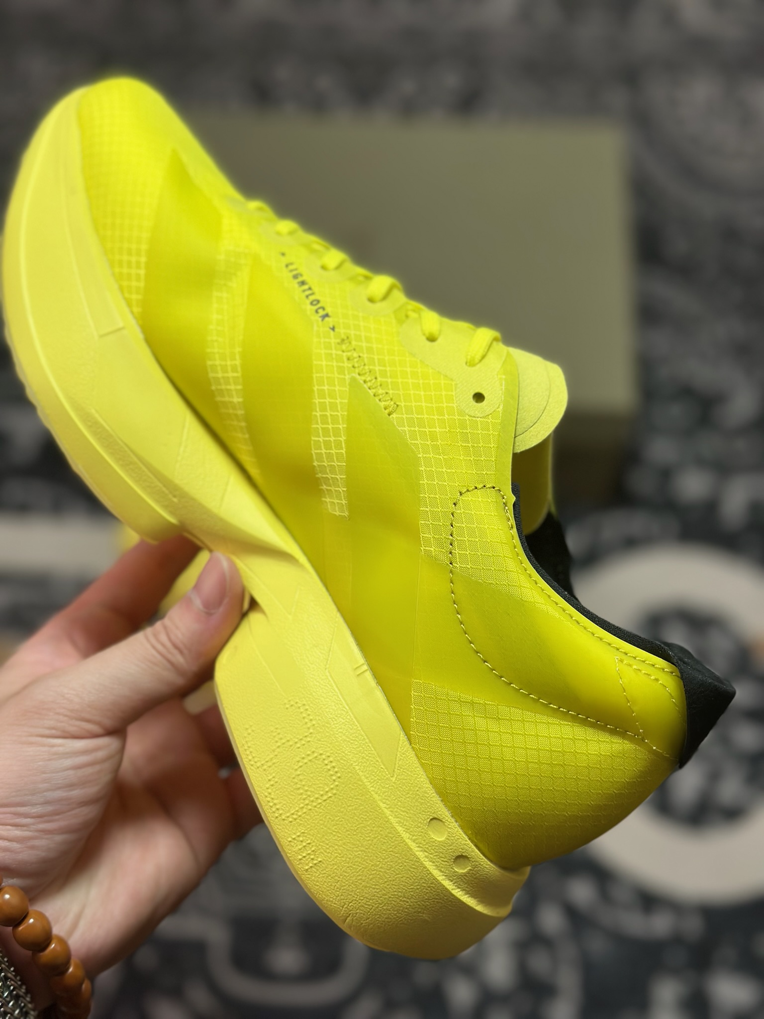 A8220 Adidas Y-3 Adizero Adios Pro Evo 4”Alumina Cinder”零度低帮轻便透气竞速休闲运动慢跑鞋“l联名黑黄” JR6659