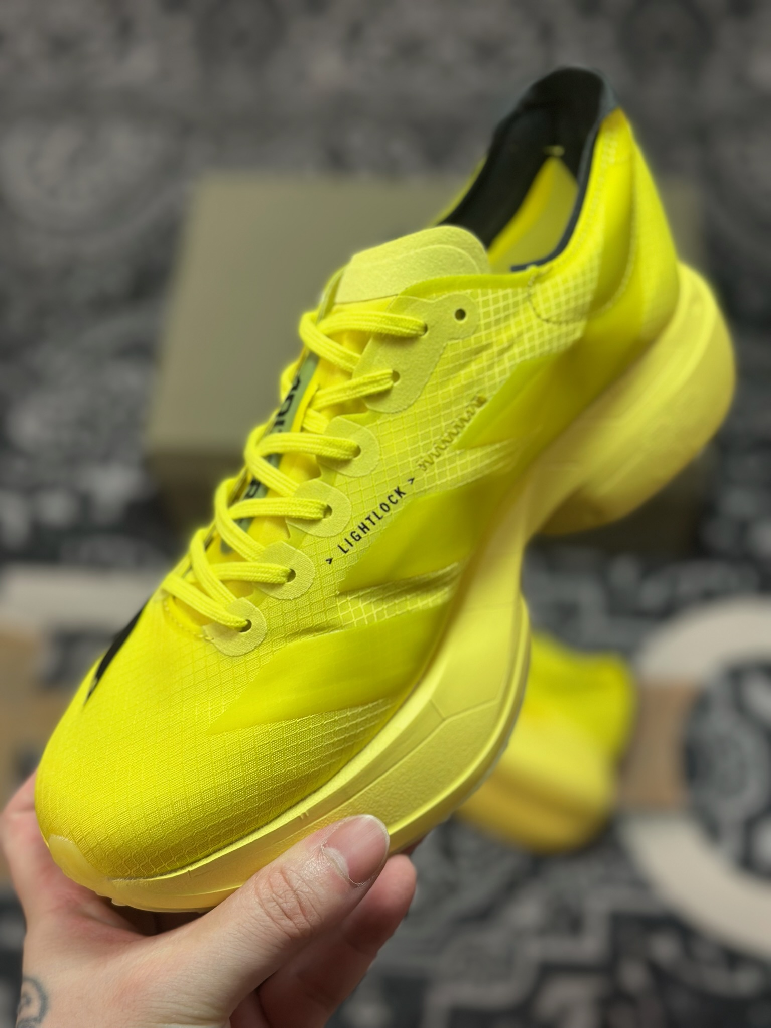 A8220 Adidas Y-3 Adizero Adios Pro Evo 4”Alumina Cinder”零度低帮轻便透气竞速休闲运动慢跑鞋“l联名黑黄” JR6659