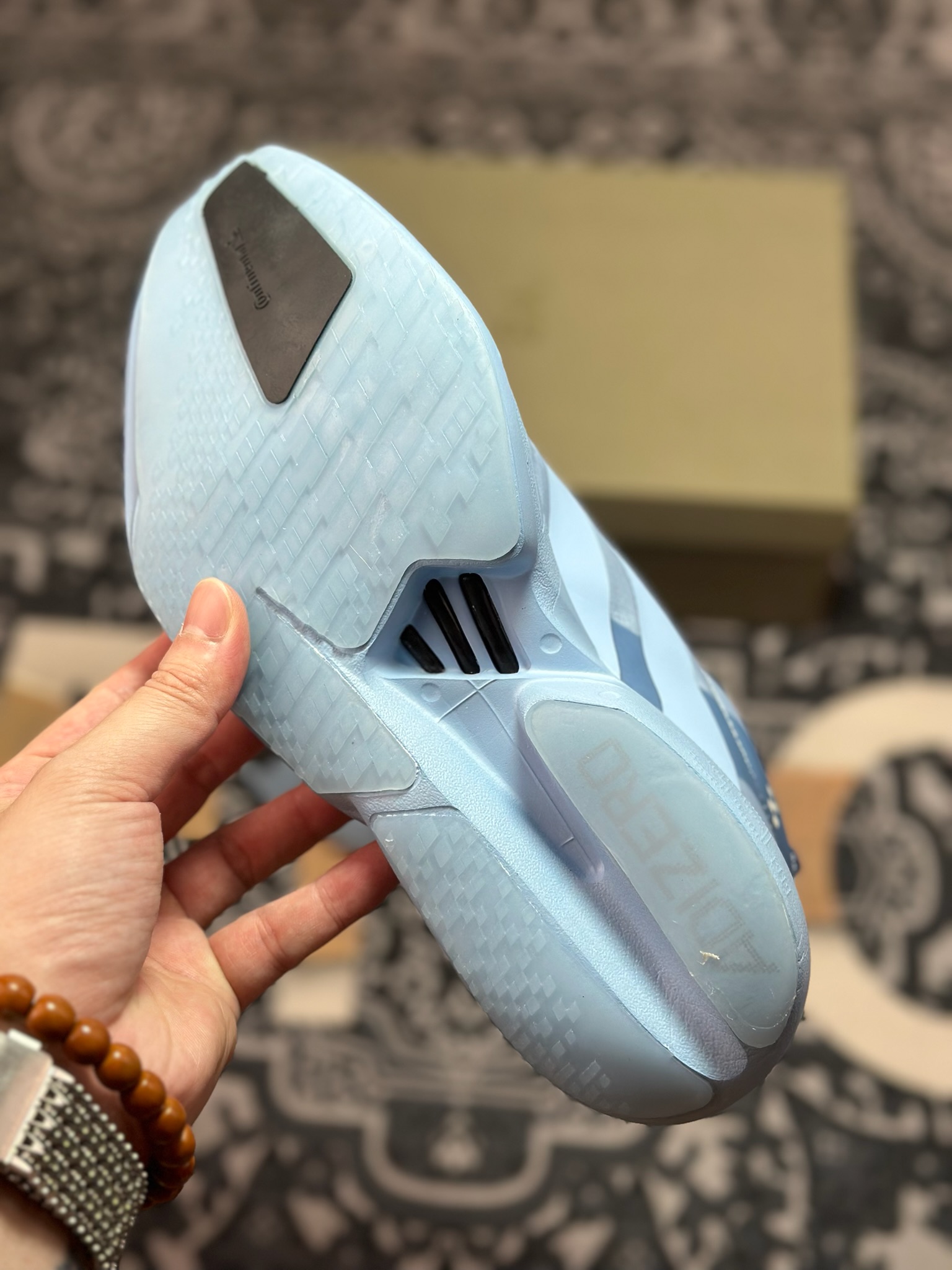 A8220 Adidas Y-3 Adizero Adios Pro Evo 4”Alumina Cinder”零度透气竞速休闲运动慢跑鞋“l联名蓝白” JS3148