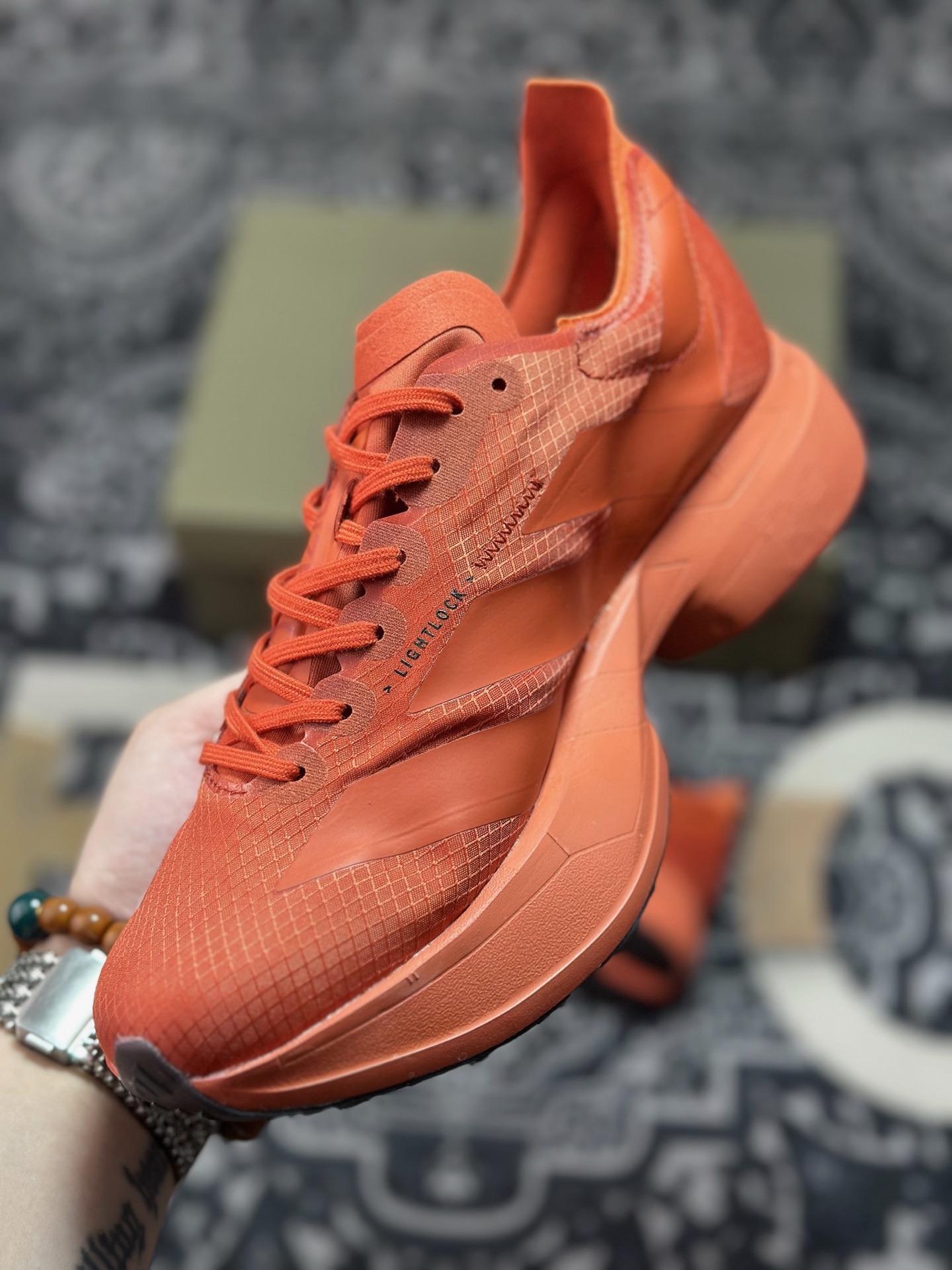 A8220 Adidas Y-3 Adizero Adios Pro Evo 4”Alumina Cinder”零度平安进化版4系列低帮跑鞋“l联名红白”JR6657