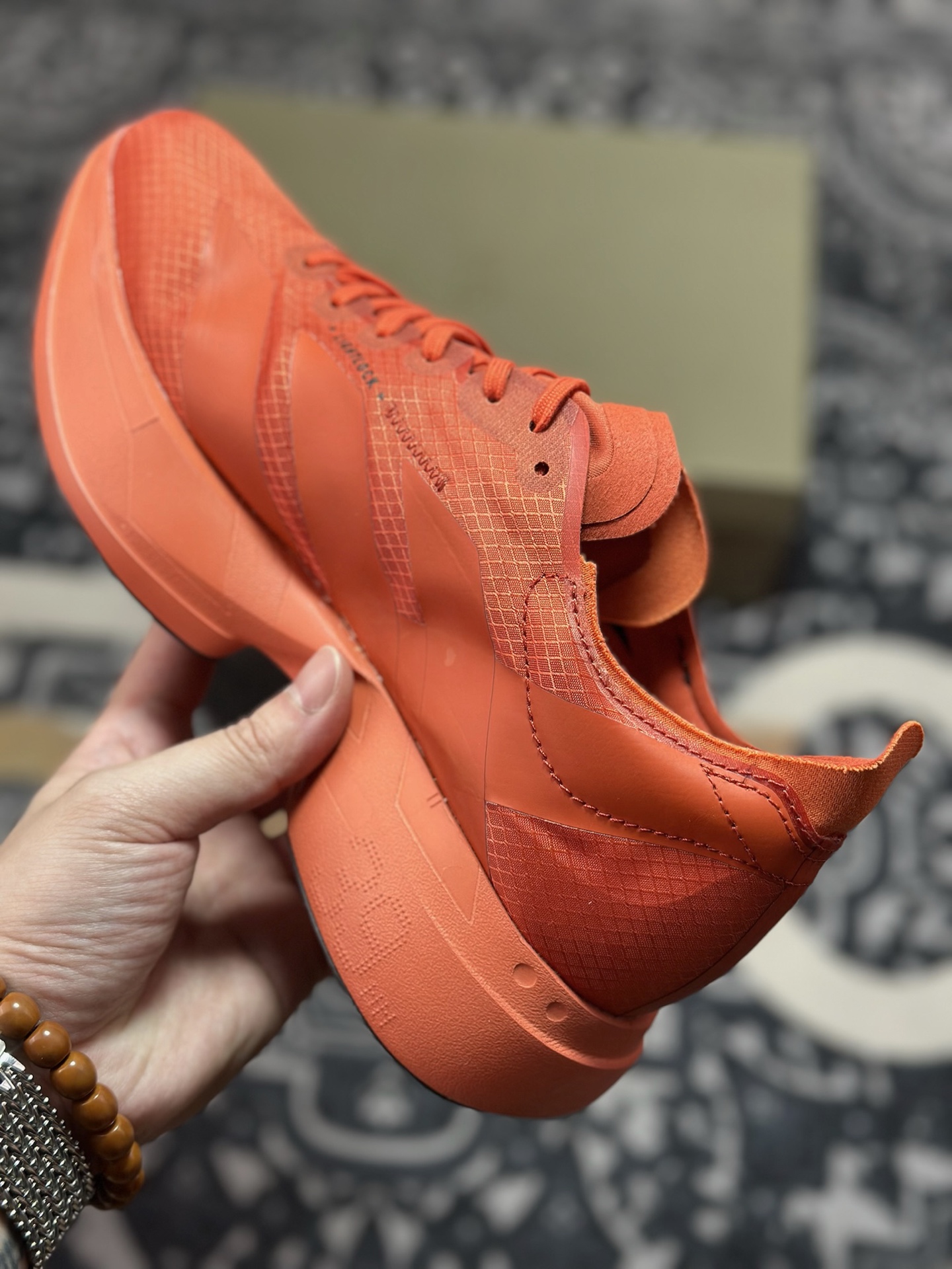 A8220 Adidas Y-3 Adizero Adios Pro Evo 4”Alumina Cinder”零度平安进化版4系列低帮跑鞋“l联名红白”JR6657