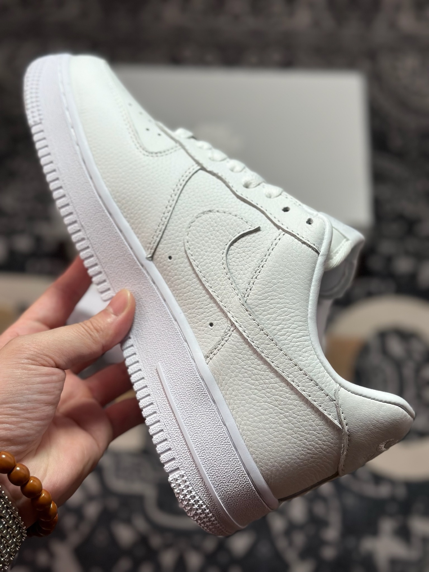 C1350 优选 原装级别 CPFM x NK Air Force 1 07 Low 空军一号系列低帮经典百搭休闲运动板鞋“联名放大补丁字母” DD7050-100