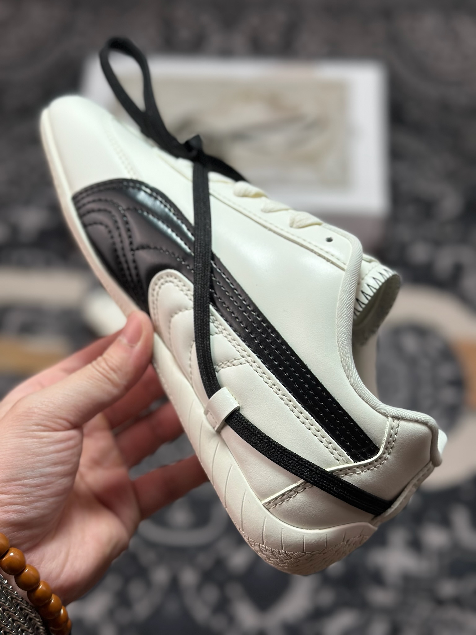 B0240 原装级别Rose x PUMA彪马 Speedcat 系列 联名款 赛车 德训双鞋带 绑带休闲运动低帮板鞋 404390-01