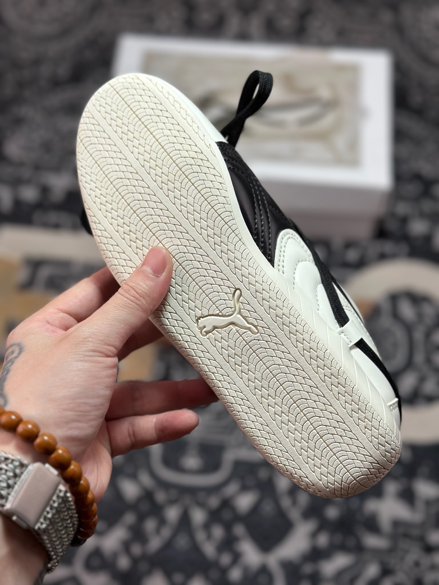 B0240 原装级别Rose x PUMA彪马 Speedcat 系列 联名款 赛车 德训双鞋带 绑带休闲运动低帮板鞋 404390-01