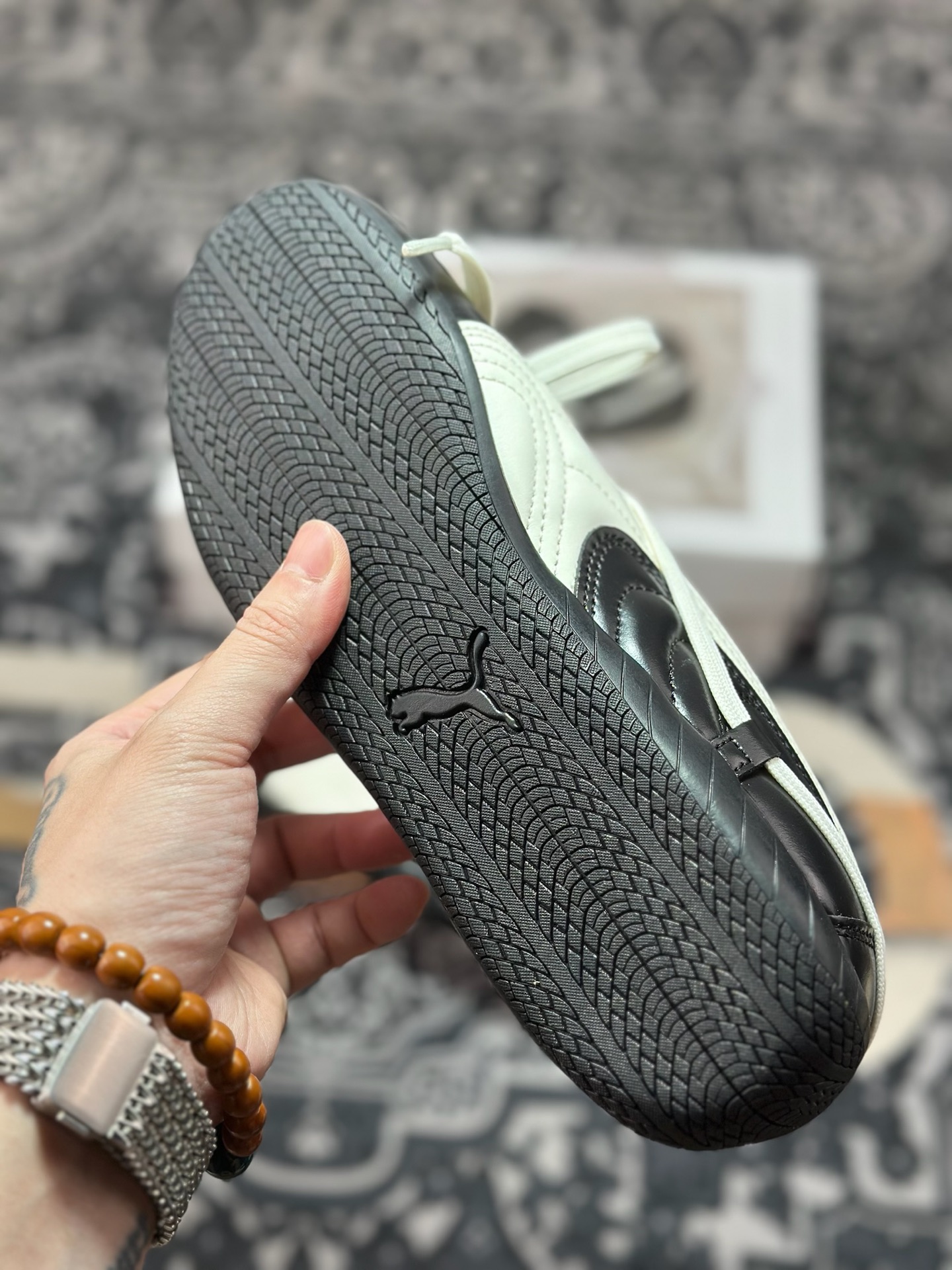 B0240 原装级别Rose x PUMA彪马 Speedcat 系列 联名款 赛车 德训双鞋带 绑带休闲运动低帮板鞋 404391-01