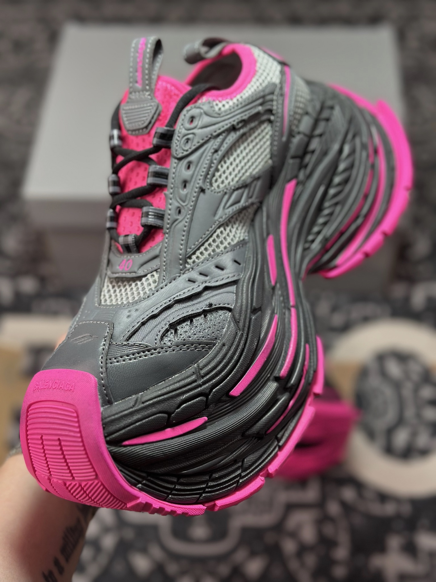 C8430 优选 原装级别#Balenciaga 巴黎世家 Platfo 厚底复古老爹鞋