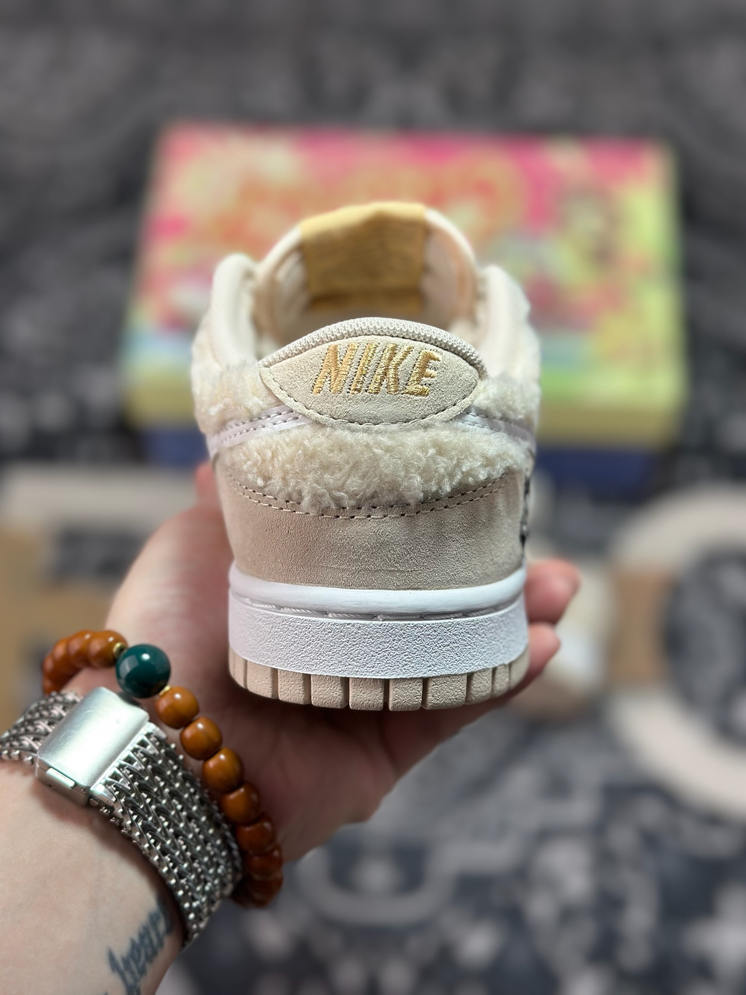 A9220 原厂级别 定制版 Labubu x NK Dunk Low 毛绒棕 创意联名定制配色