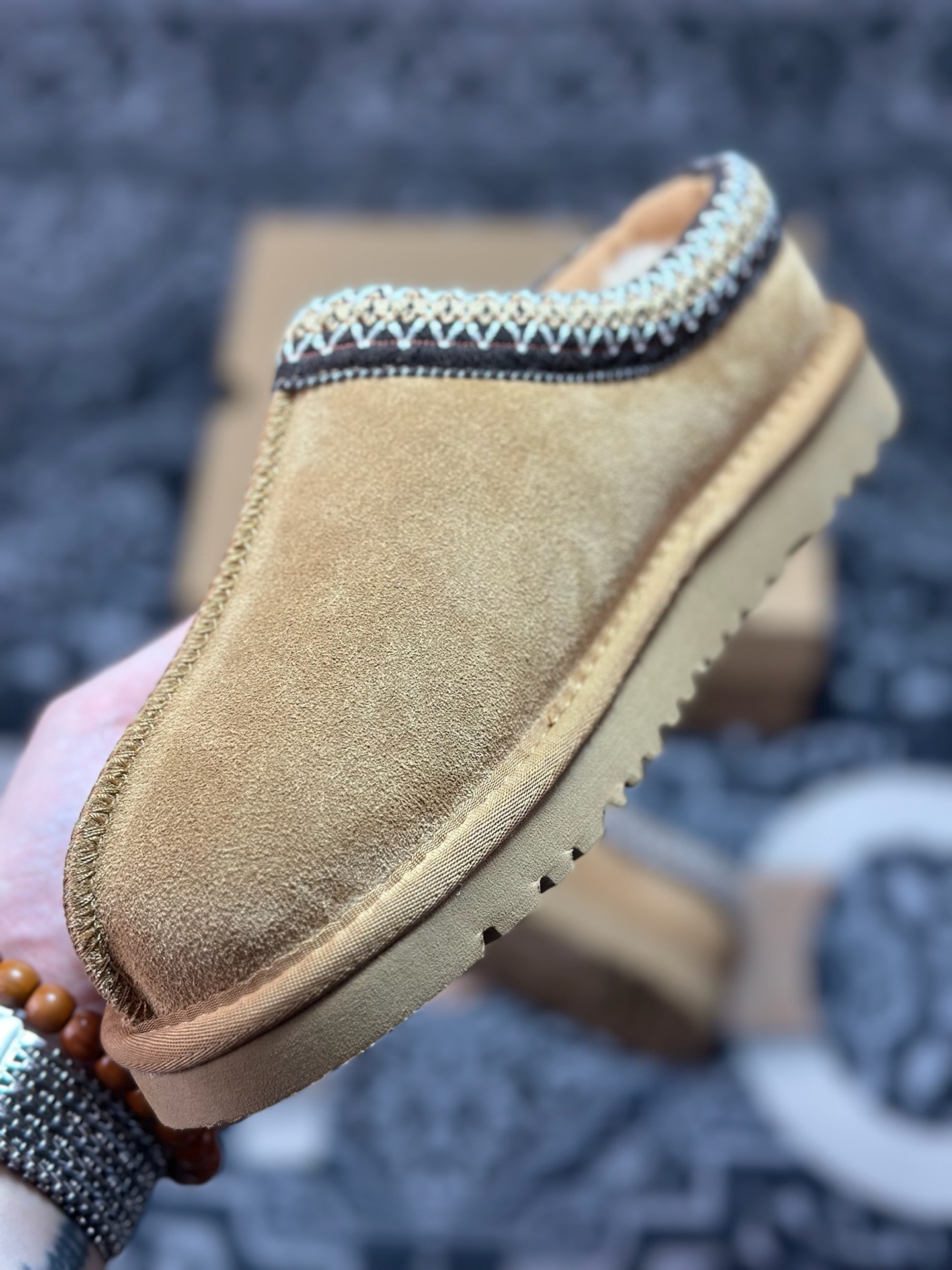 A5180 原厂级别 新货UGG Tasman 民族风半拖鞋