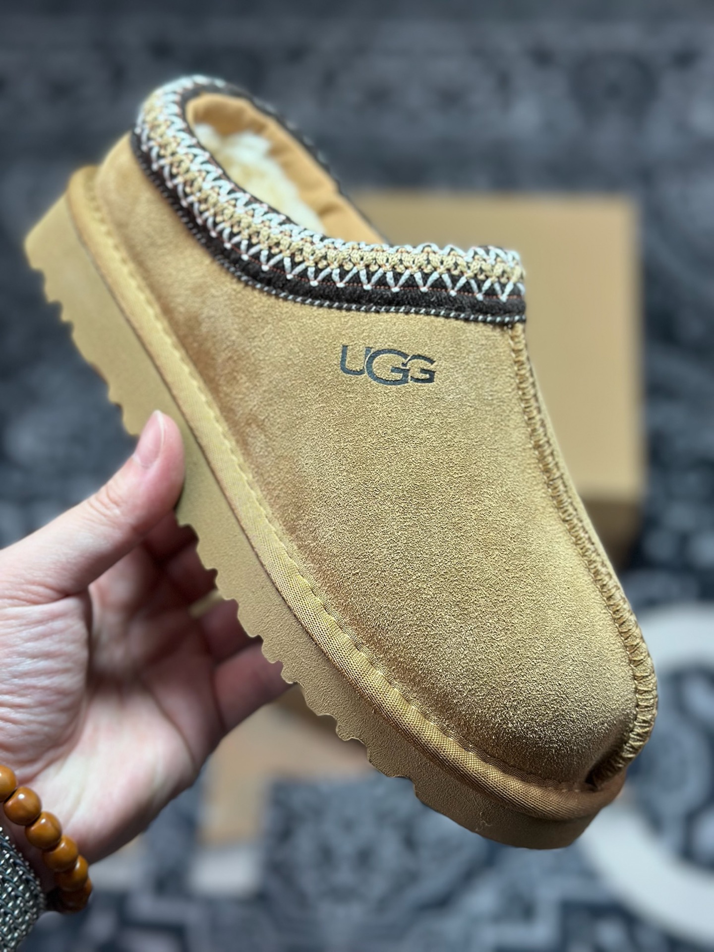 A5180 原厂级别 新货UGG Tasman 民族风半拖鞋