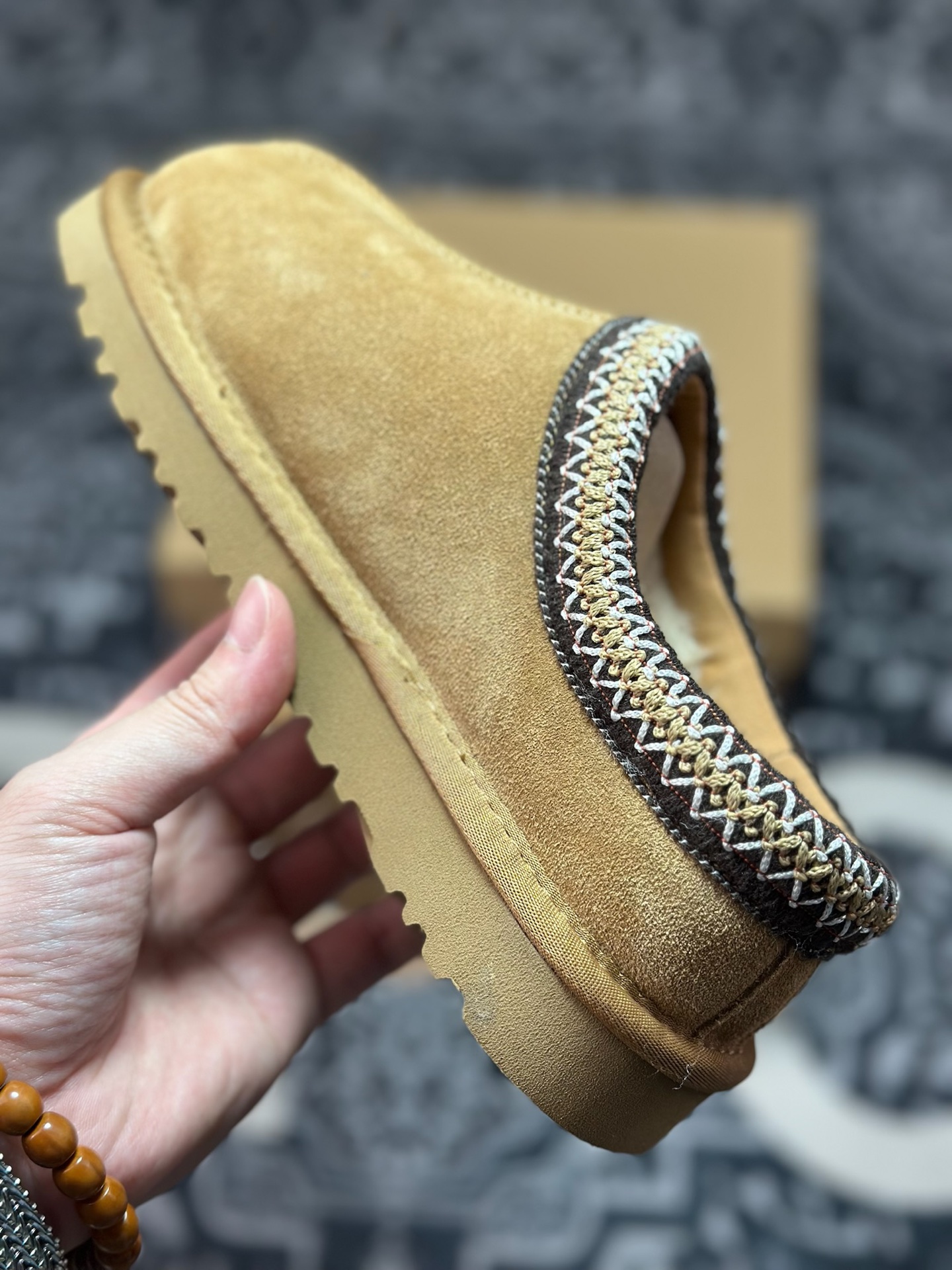 A5180 原厂级别 新货UGG Tasman 民族风半拖鞋