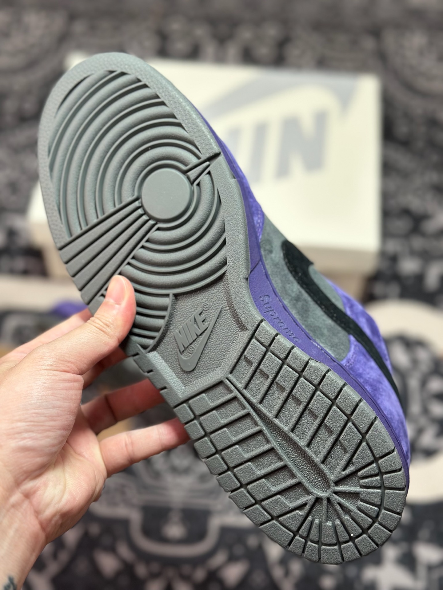 B9320 优选 原装级别 Supreme x NK Dunk Low SUP 联名款 低帮休闲滑板鞋 HQ8487-500