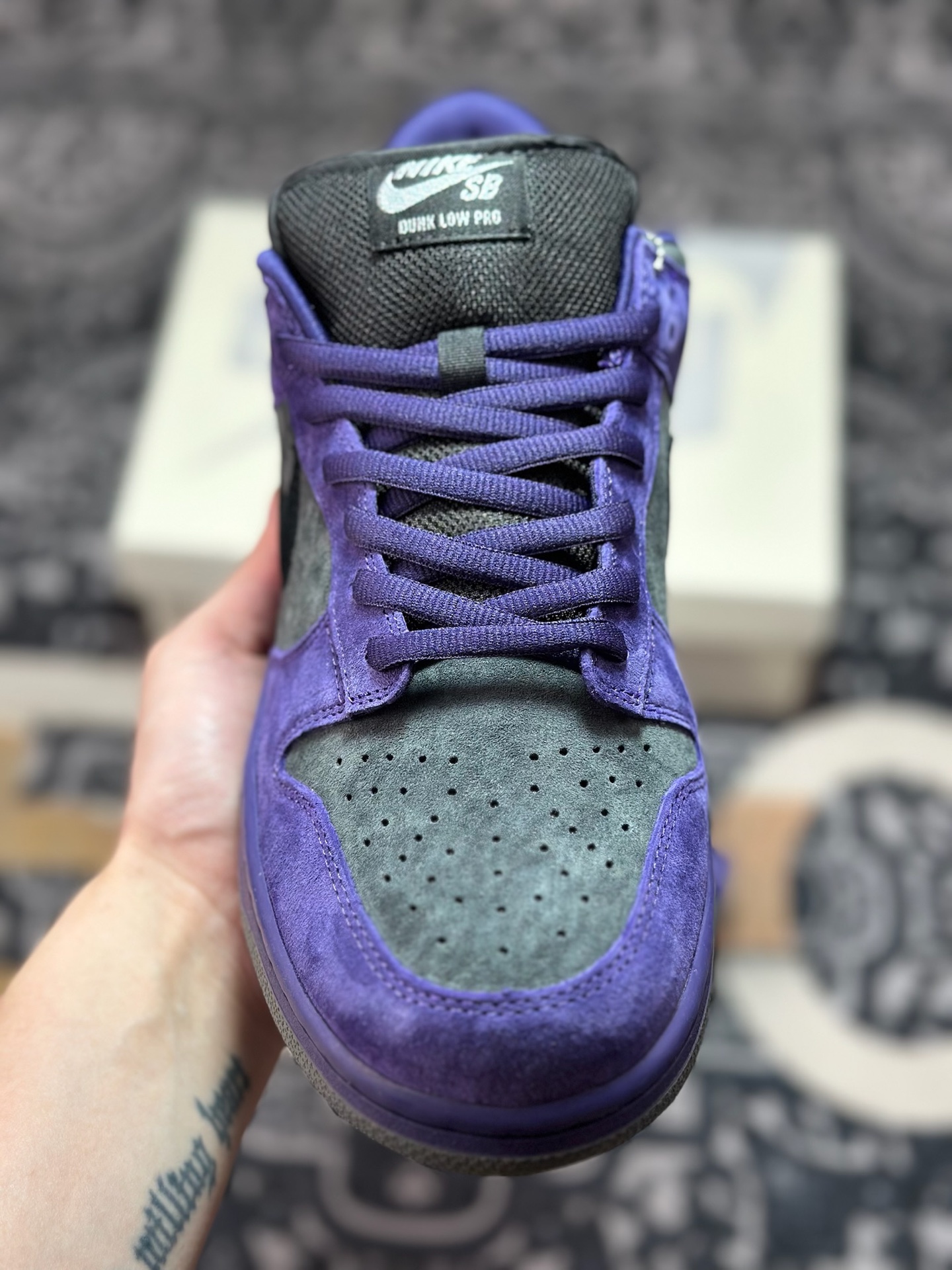 B9320 优选 原装级别 Supreme x NK Dunk Low SUP 联名款 低帮休闲滑板鞋 HQ8487-500