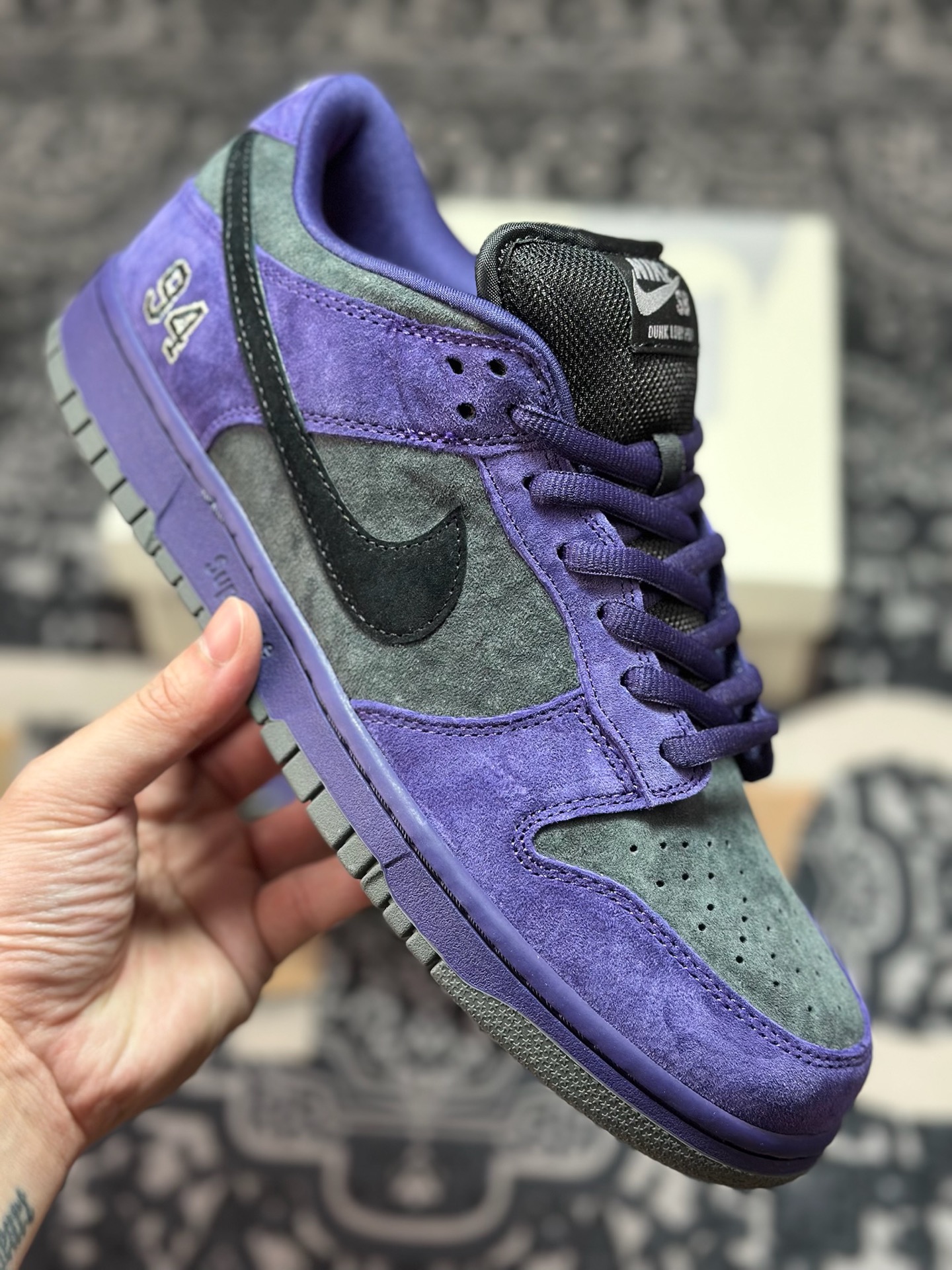 B9320 优选 原装级别 Supreme x NK Dunk Low SUP 联名款 低帮休闲滑板鞋 HQ8487-500