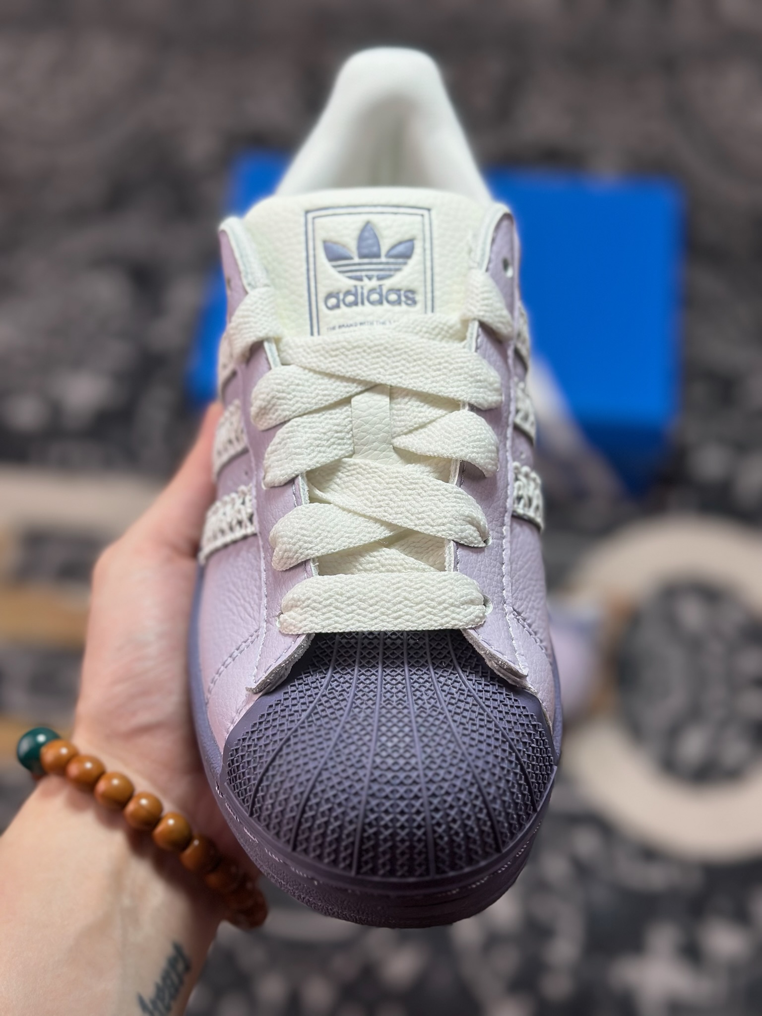 A4180 原装级别 平台爆款adidas originals Superstar 2 紫色 KJ4210