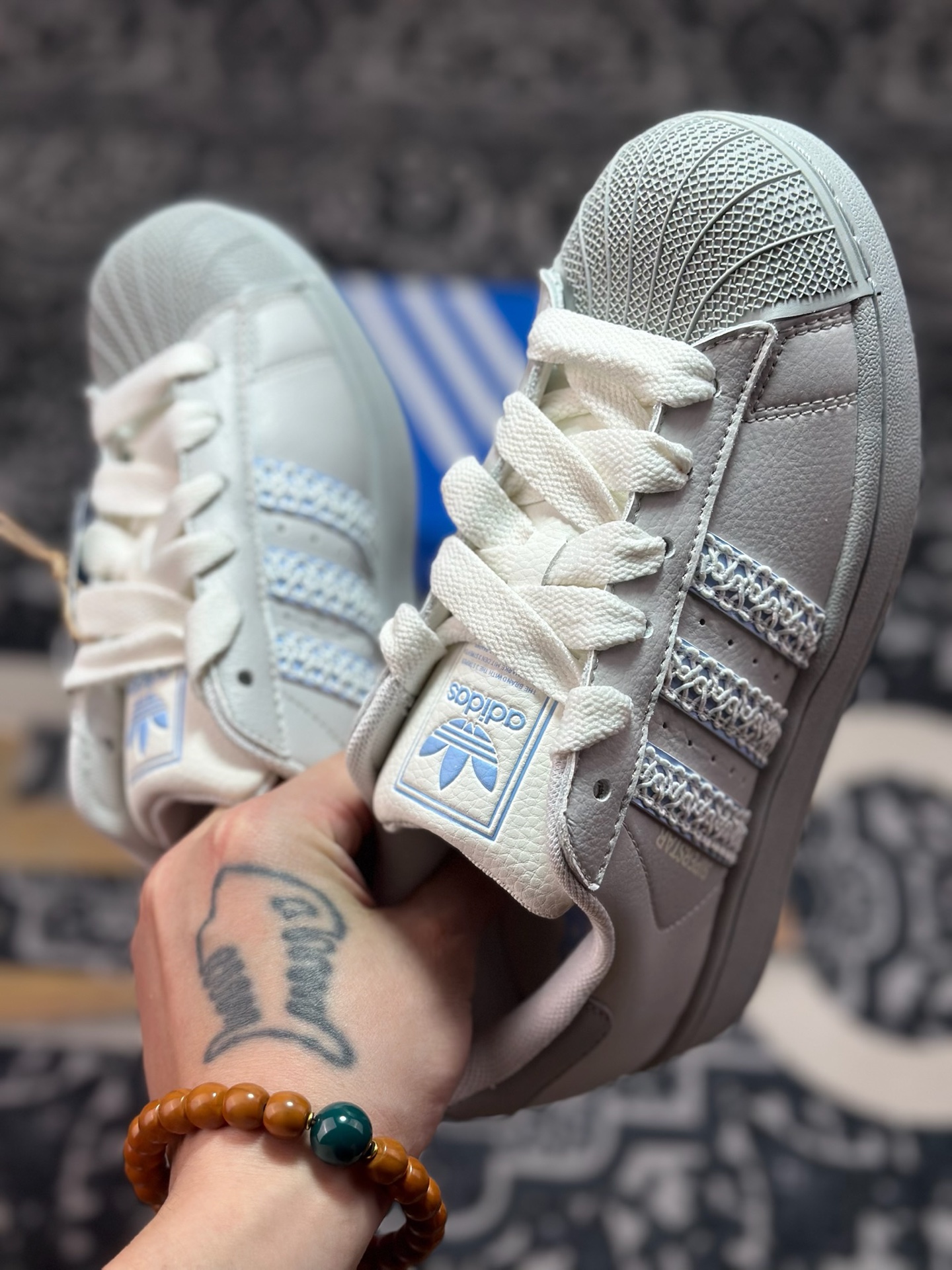 A4180 原装级别平台爆款adidas originals Superstar 2 灰色 JQ8729