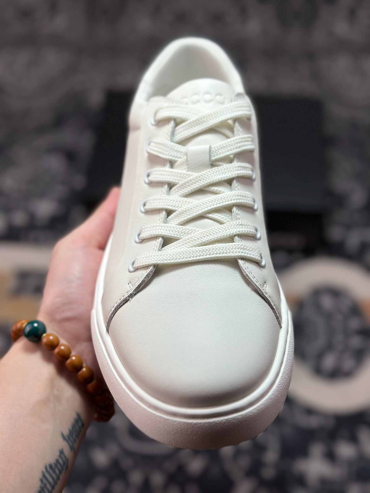 B6300 原装级别 ECCO爱步休闲鞋男 25年新款真皮舒适时尚休闲板鞋