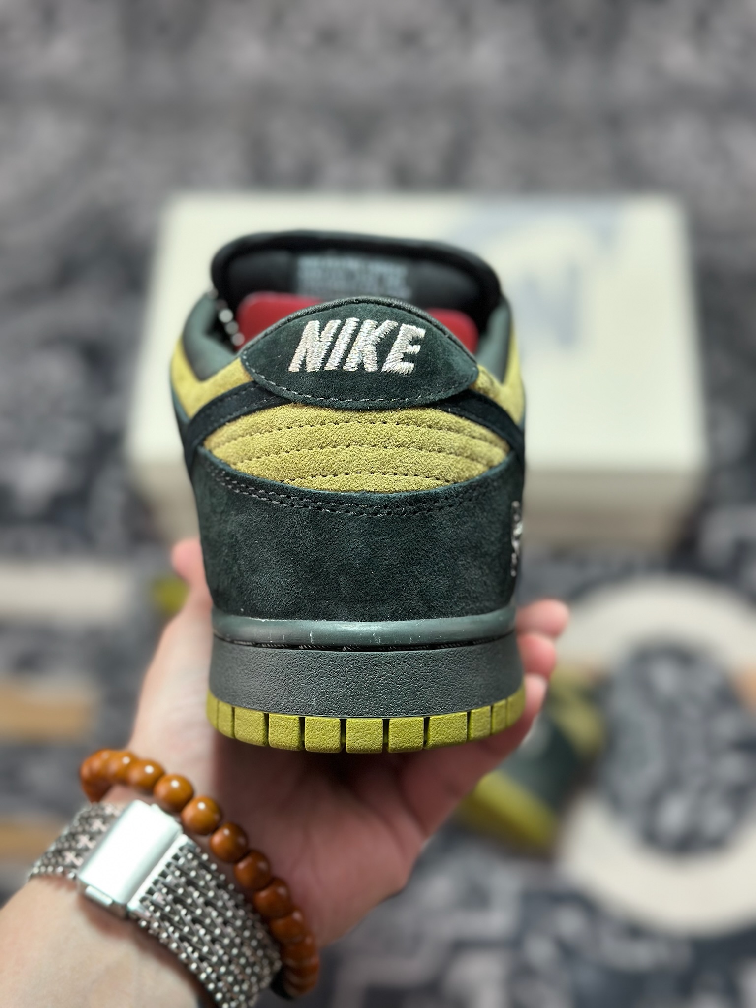 B9340 优选 原装级别 S2纯原Nike Dunk SB DUNK LOW PRO QS x Supreme 亚洲限定 黑黄 HQ8487-300