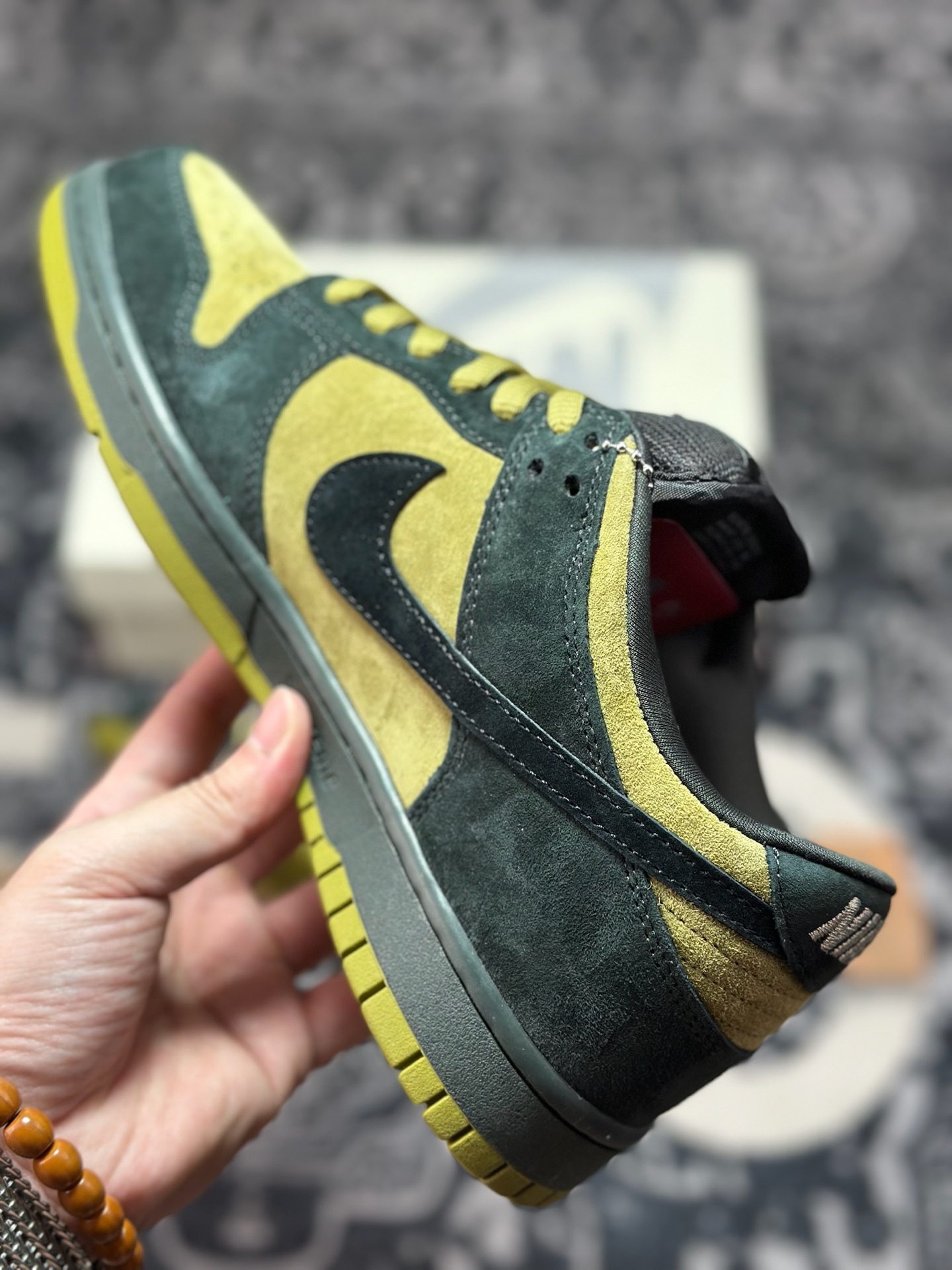 B9340 优选 原装级别 S2纯原Nike Dunk SB DUNK LOW PRO QS x Supreme 亚洲限定 黑黄 HQ8487-300