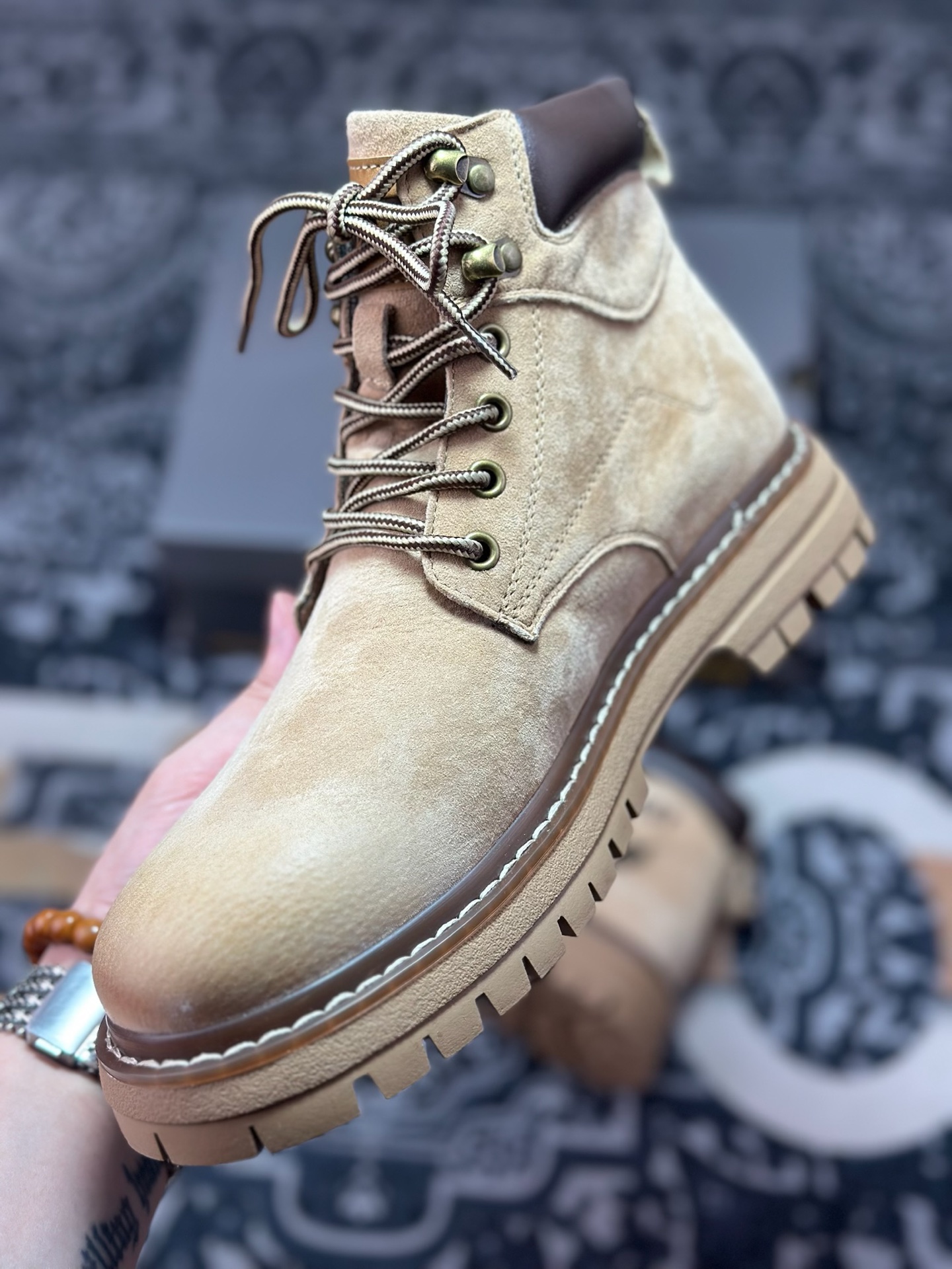 B5280 原装级别 新货#CAT卡特 硬汉推土机品牌经典百搭户外休闲大黄靴系列