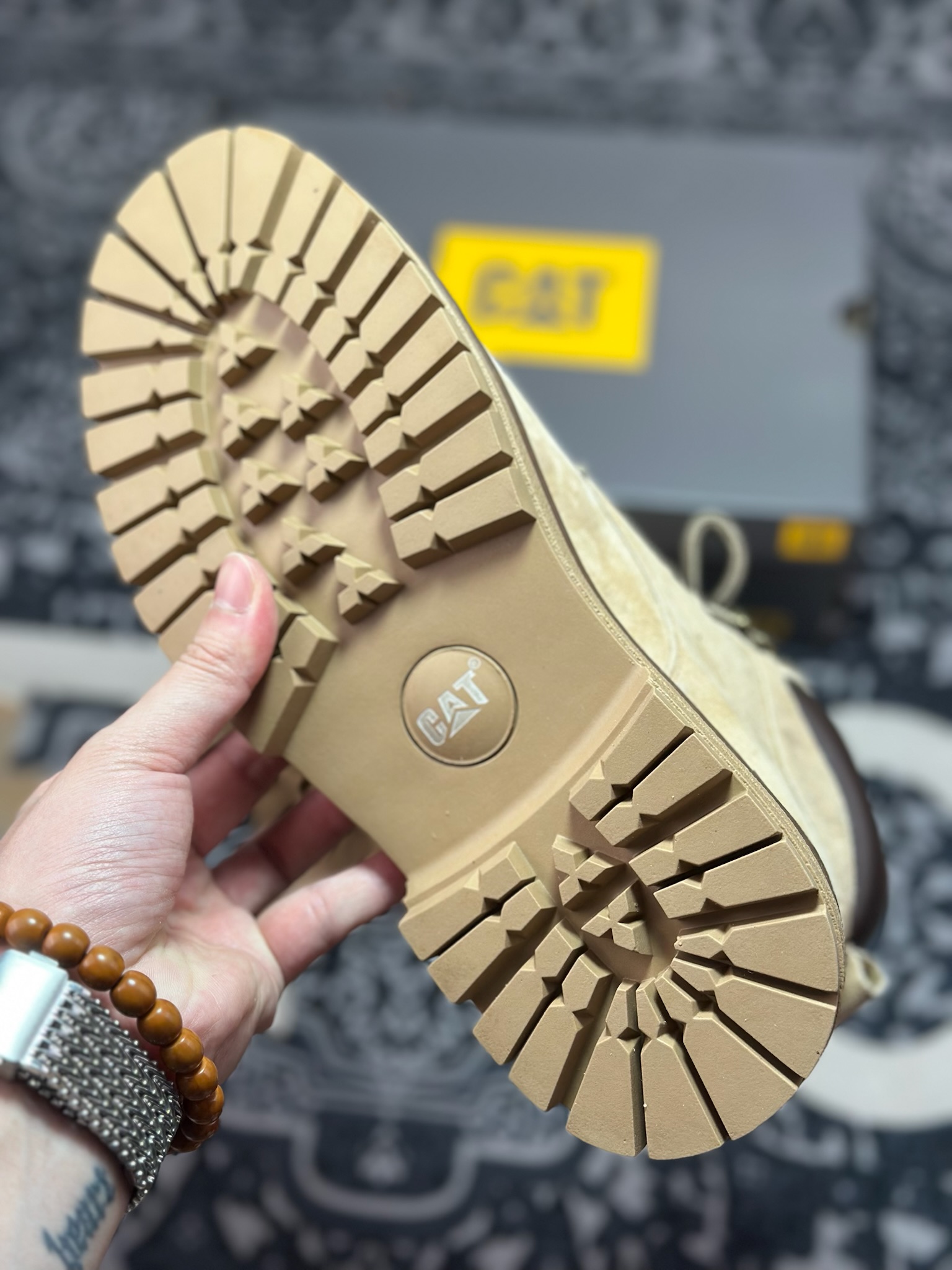 B5280 原装级别 新货#CAT卡特 硬汉推土机品牌经典百搭户外休闲大黄靴系列