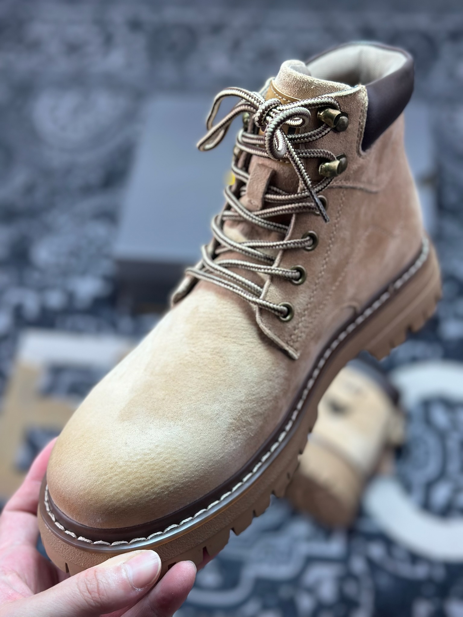 B5280 原装级别 新货#CAT卡特 硬汉推土机品牌经典百搭户外休闲大黄靴系列