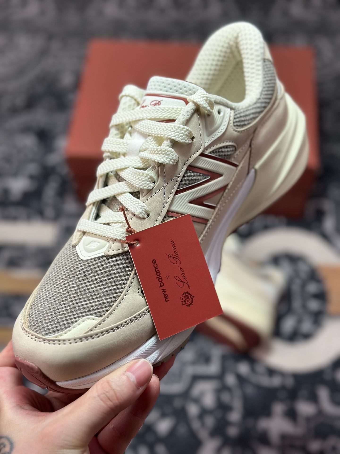 C5380 优选 原装级别 纯原 Loro Piano x New Balance 新百伦 U990LO6 LP联名款新百伦复古休闲跑步鞋 U990LP6