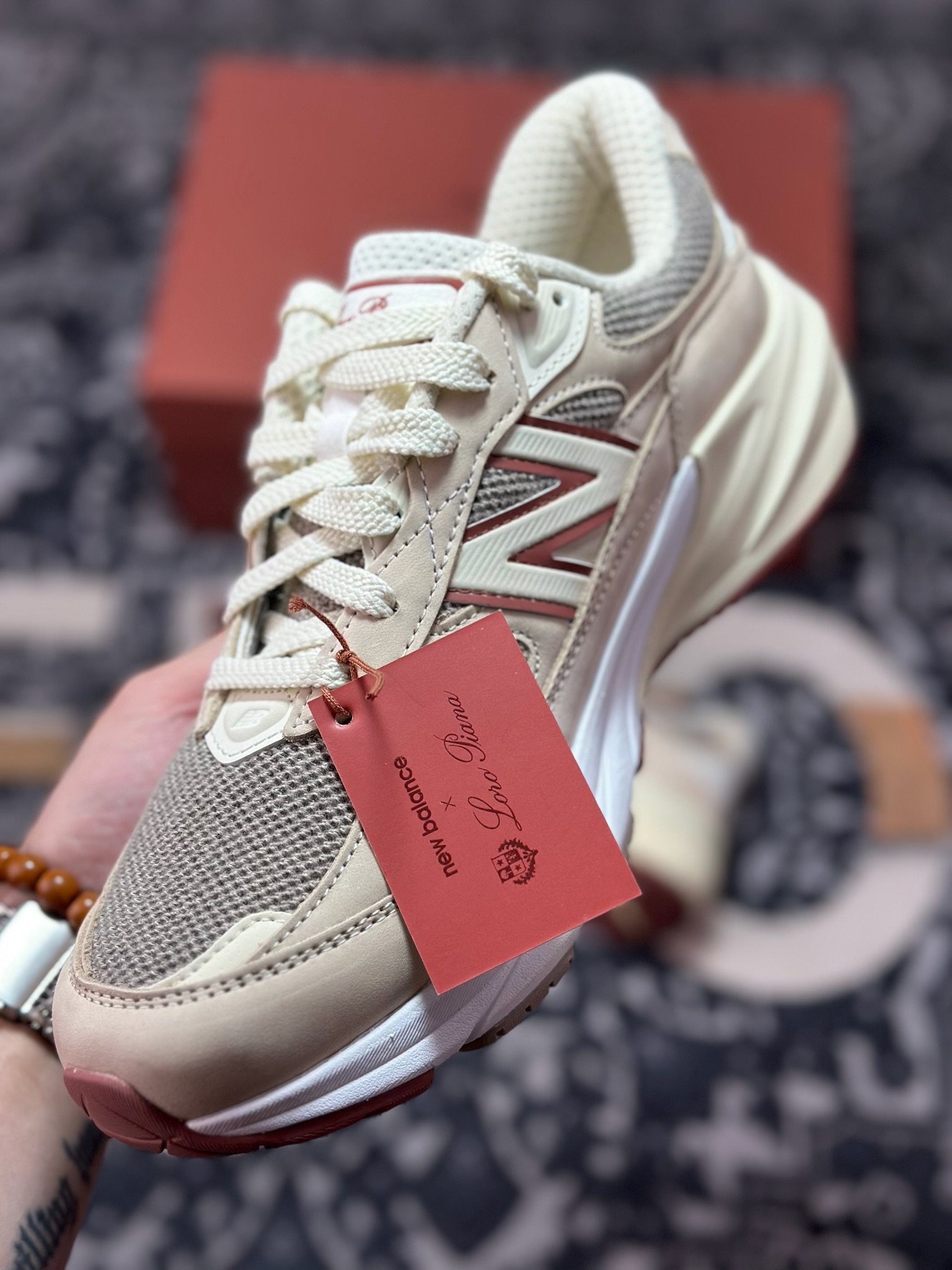 C5380 优选 原装级别 纯原 Loro Piano x New Balance 新百伦 U990LO6 LP联名款新百伦复古休闲跑步鞋 U990LP6