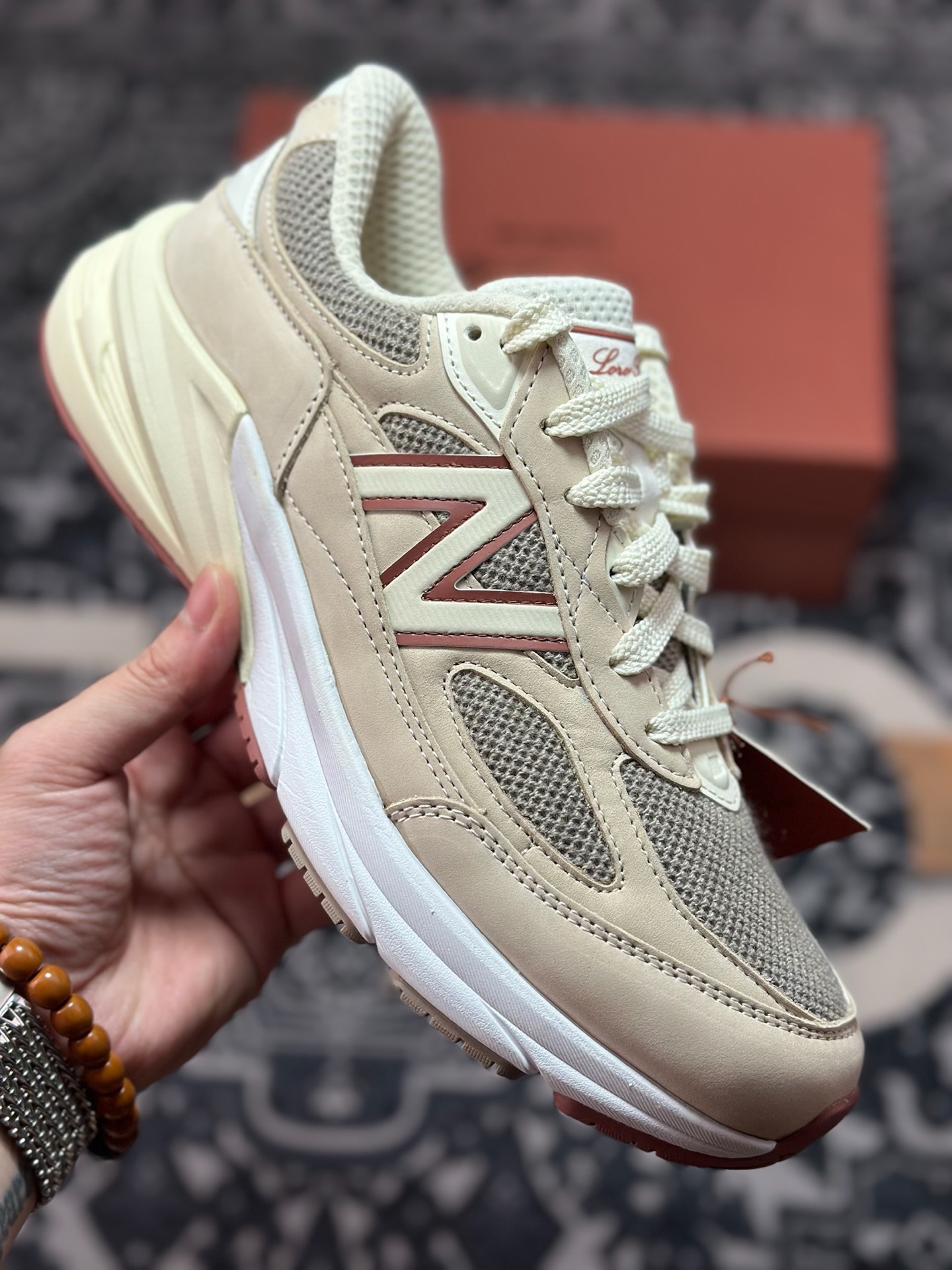 C5380 优选 原装级别 纯原 Loro Piano x New Balance 新百伦 U990LO6 LP联名款新百伦复古休闲跑步鞋 U990LP6