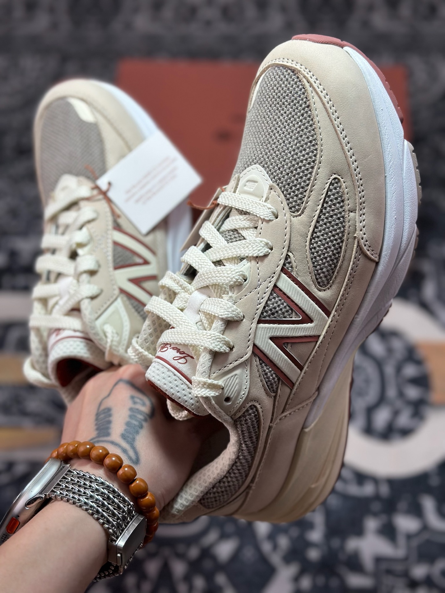 C5380 优选 原装级别 纯原 Loro Piano x New Balance 新百伦 U990LO6 LP联名款新百伦复古休闲跑步鞋 U990LP6