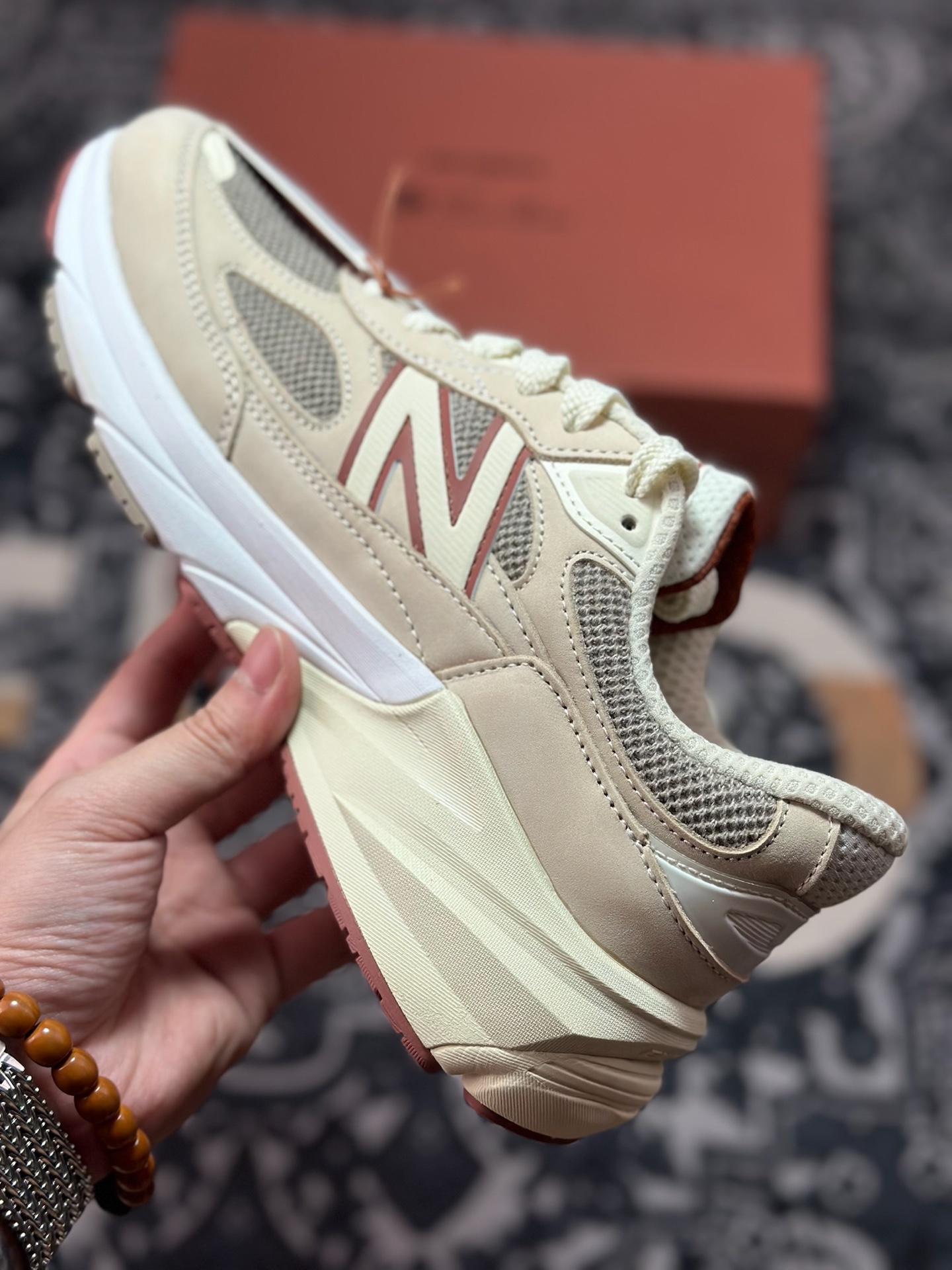 C5380 优选 原装级别 纯原 Loro Piano x New Balance 新百伦 U990LO6 LP联名款新百伦复古休闲跑步鞋 U990LP6