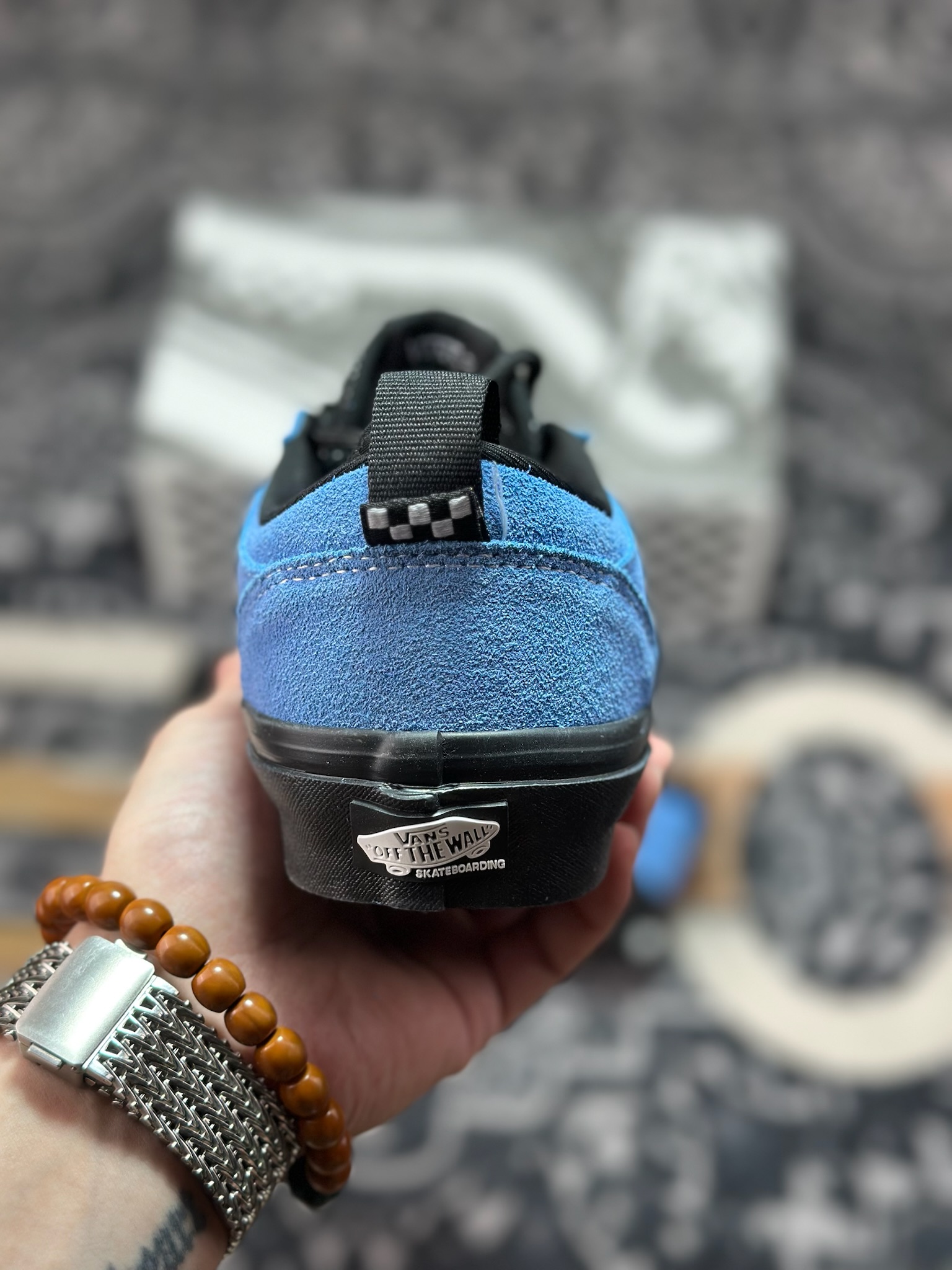 A6180 真标 Vans Safe BRADY 蓝黑 轻便舒适百搭滑板鞋 VN000E23CQ0