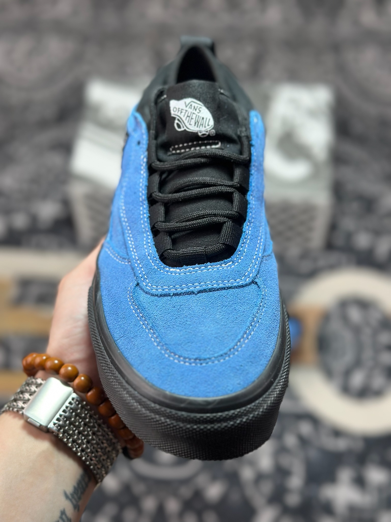 A6180 真标 Vans Safe BRADY 蓝黑 轻便舒适百搭滑板鞋 VN000E23CQ0