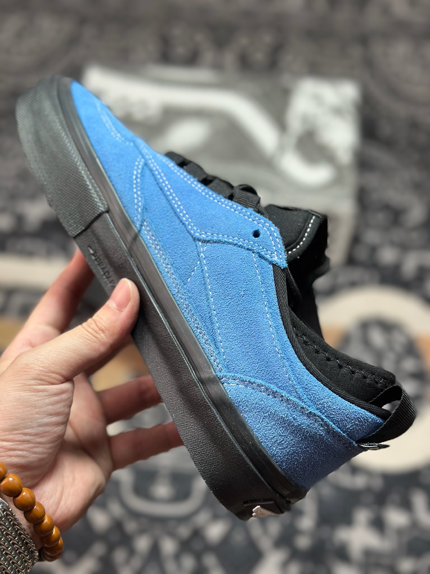 A6180 真标 Vans Safe BRADY 蓝黑 轻便舒适百搭滑板鞋 VN000E23CQ0