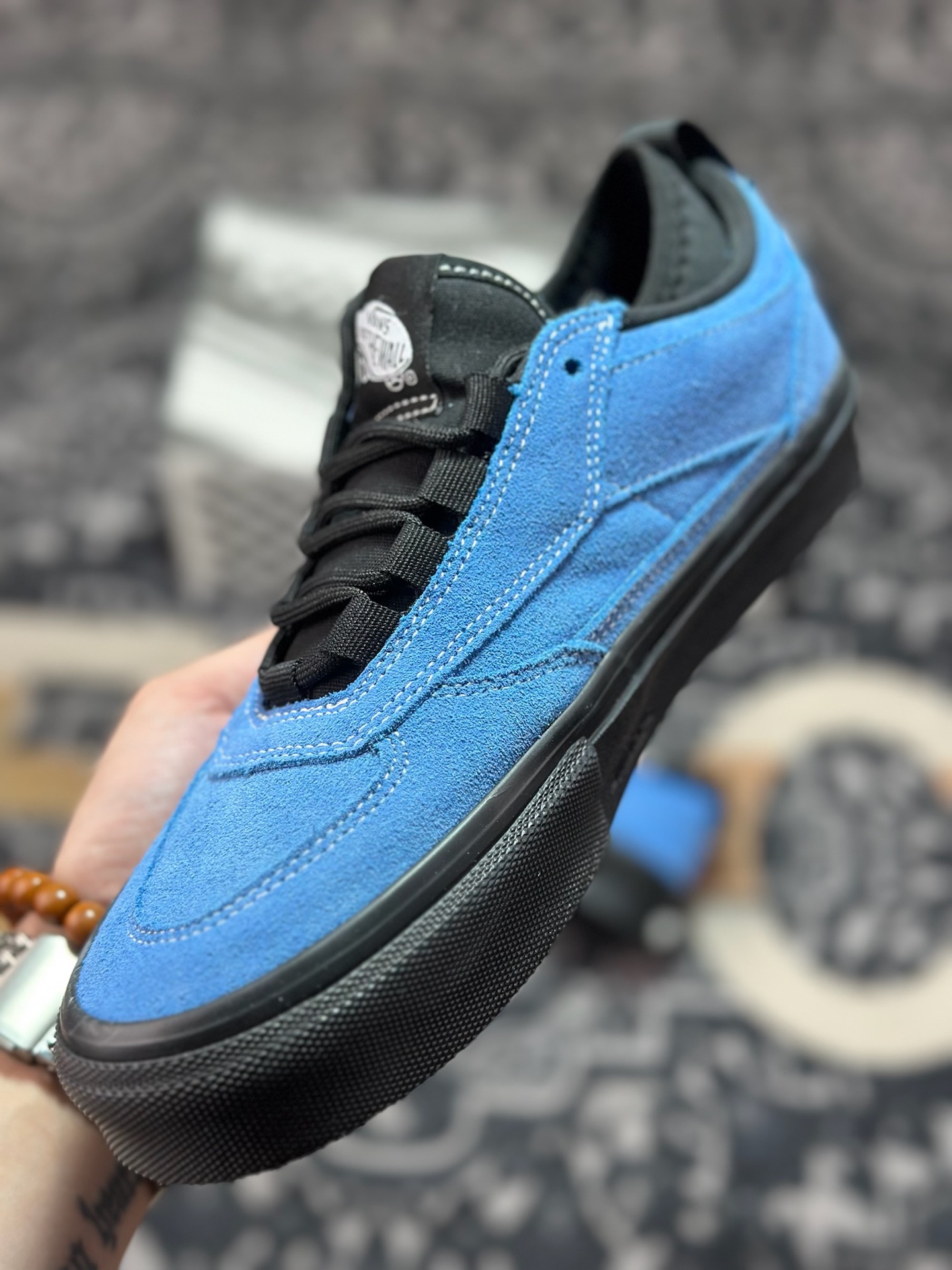 A6180 真标 Vans Safe BRADY 蓝黑 轻便舒适百搭滑板鞋 VN000E23CQ0