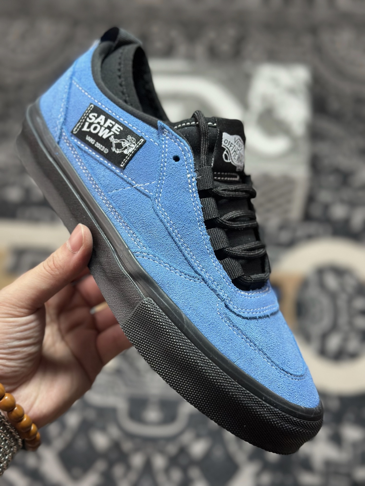 A6180 真标 Vans Safe BRADY 蓝黑 轻便舒适百搭滑板鞋 VN000E23CQ0