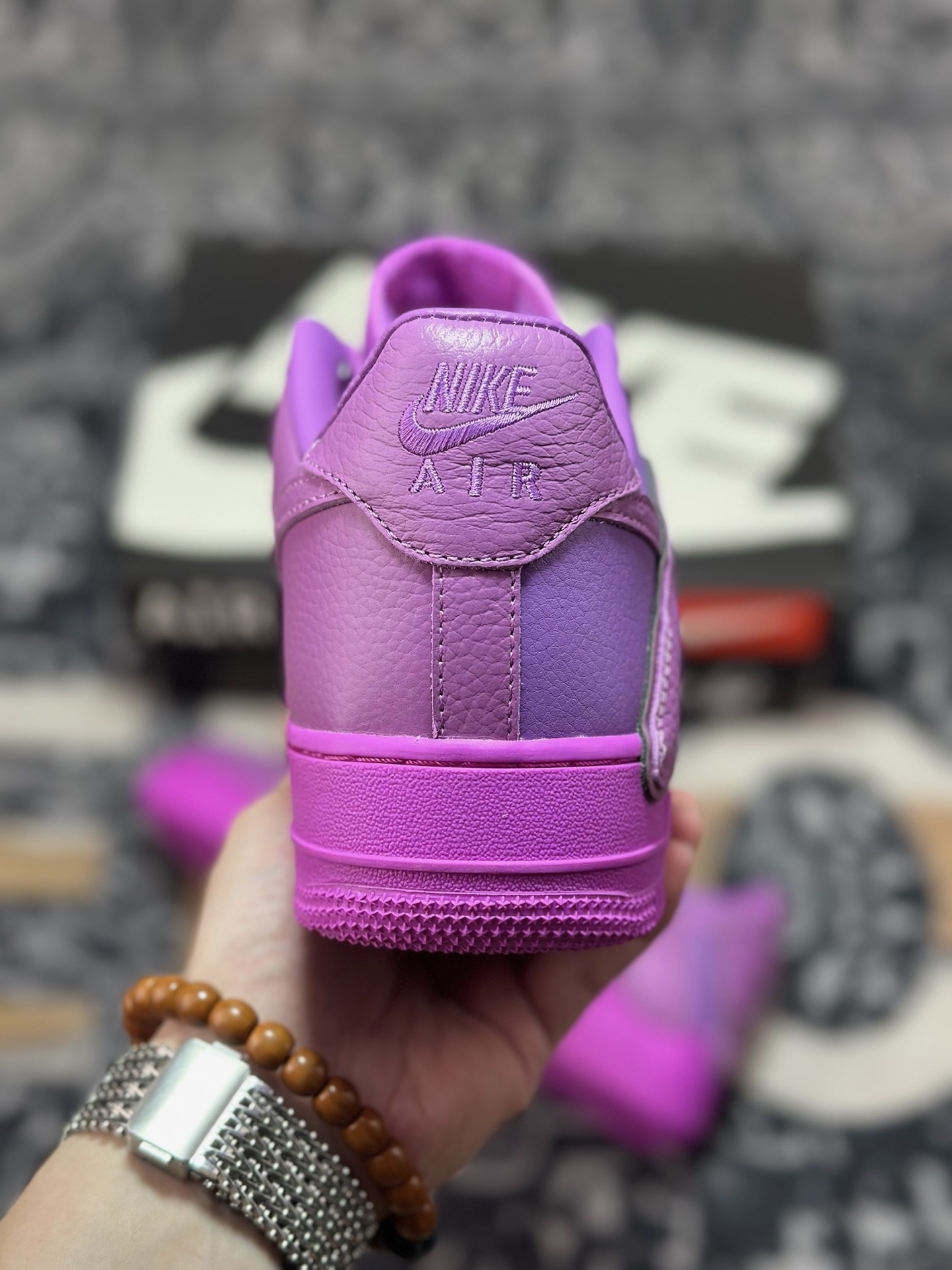 C1350 优选 原装级别 CPFM x NK Air Force 1 07 Low 空军一号系列低帮经典百搭休闲运动板鞋“联名放大补丁字母” FQ7069-500