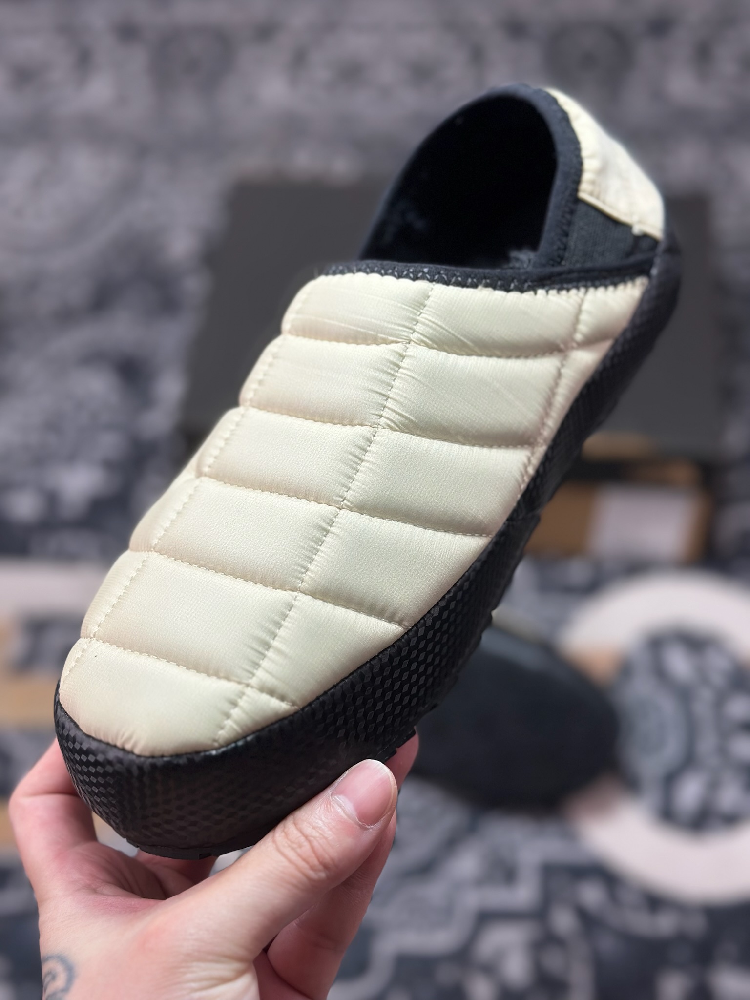 原厂级别 TheNorthFace/北面 Thermoball Traction Mules V 防滑耐磨 织物 保暖 舒适轻便 一脚蹬抓地