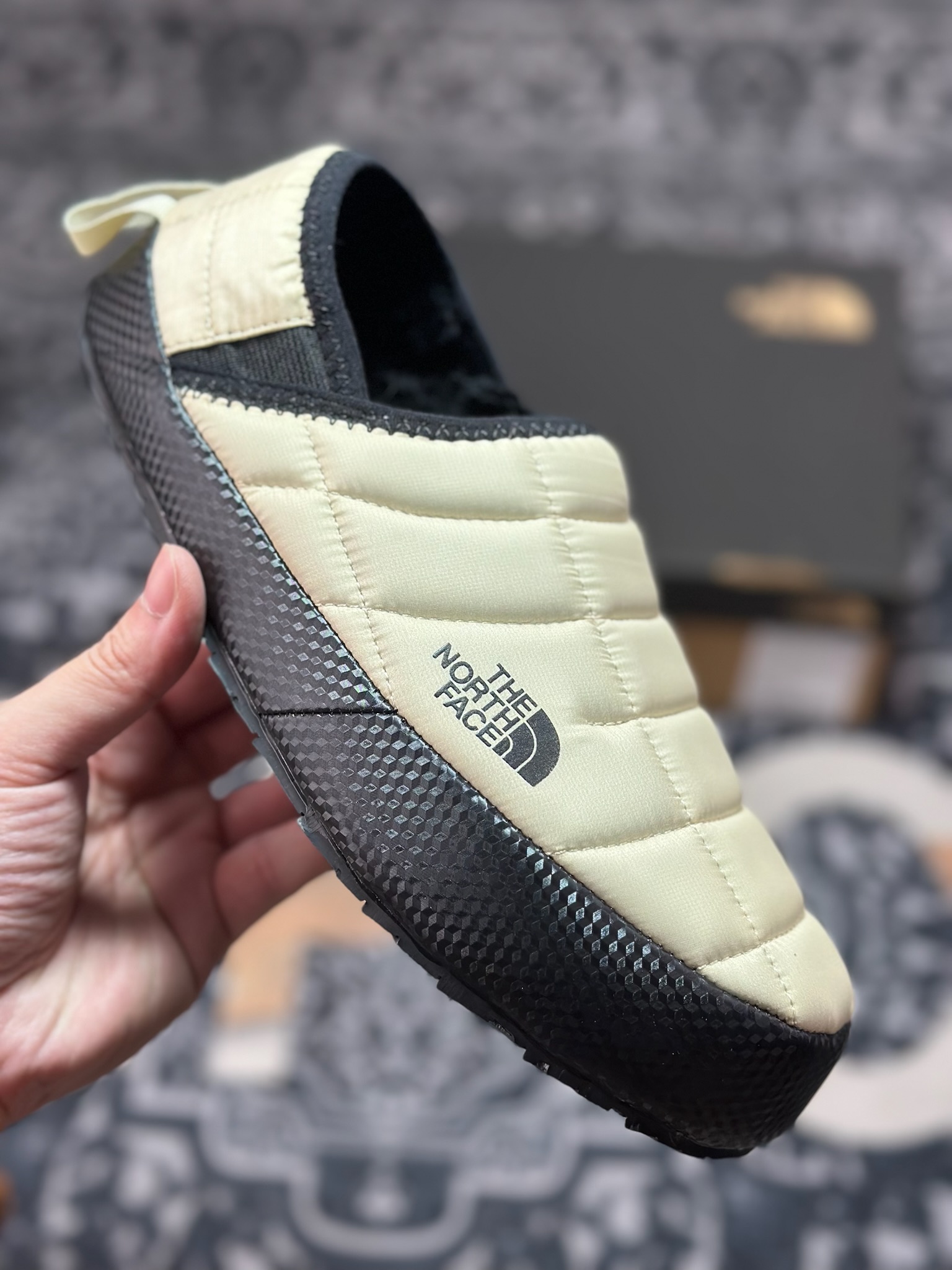 原厂级别 TheNorthFace/北面 Thermoball Traction Mules V 防滑耐磨 织物 保暖 舒适轻便 一脚蹬抓地