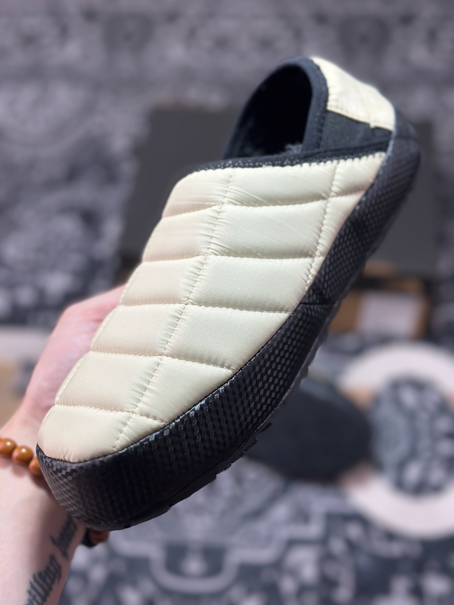 原厂级别 TheNorthFace/北面 Thermoball Traction Mules V 防滑耐磨 织物 保暖 舒适轻便 一脚蹬抓地