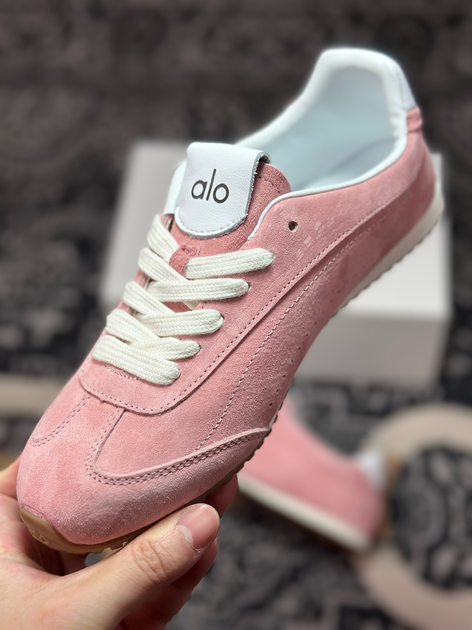 原装级别 Alo Yoga Sunset Sneaker 徳训生活休闲鞋 粉色 A0891U-Pink