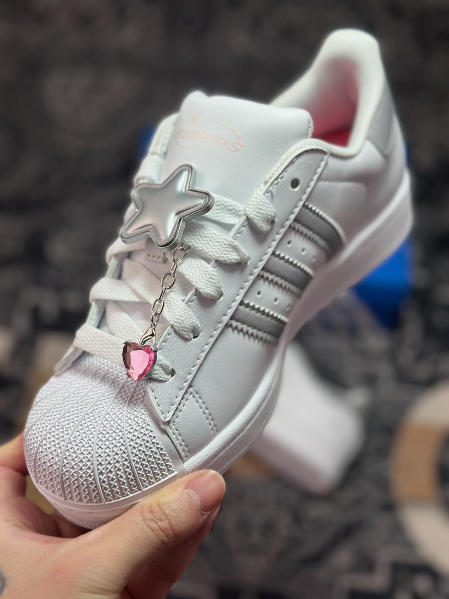 原装级别 平台爆款 adidas originals Super 白银色 JQ8777