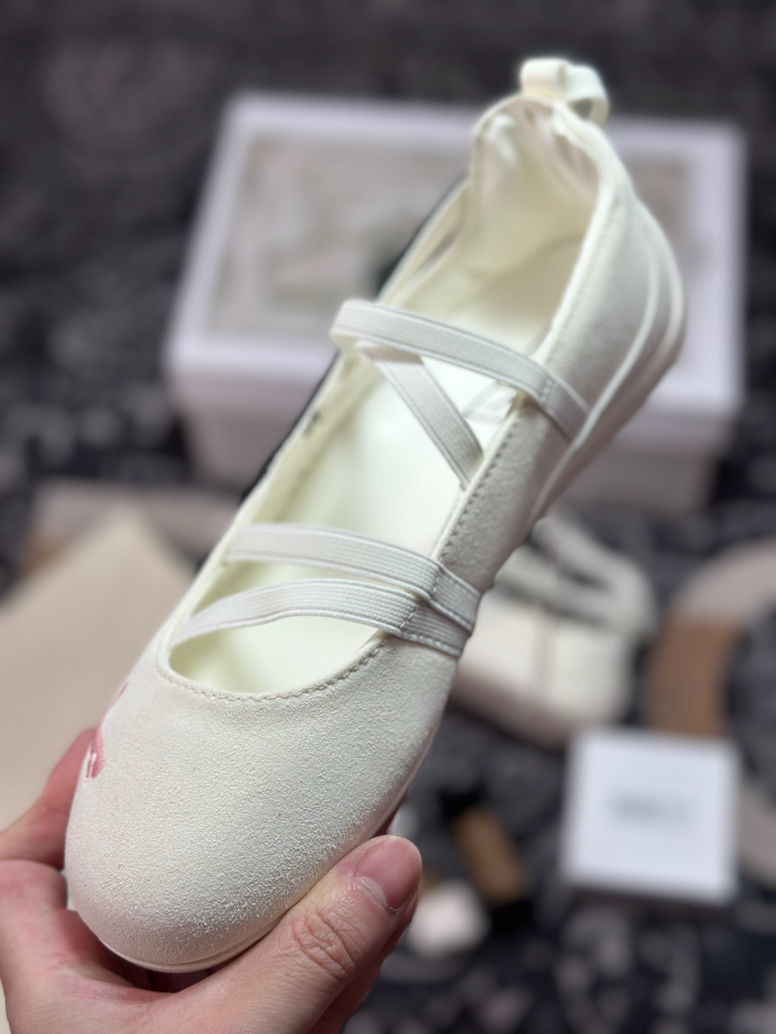 原装级别 Rose x Puma speedcat 彪马 舒适百搭芭蕾绑带镂空甜美设计感撞色 芭蕾鞋 404395-01