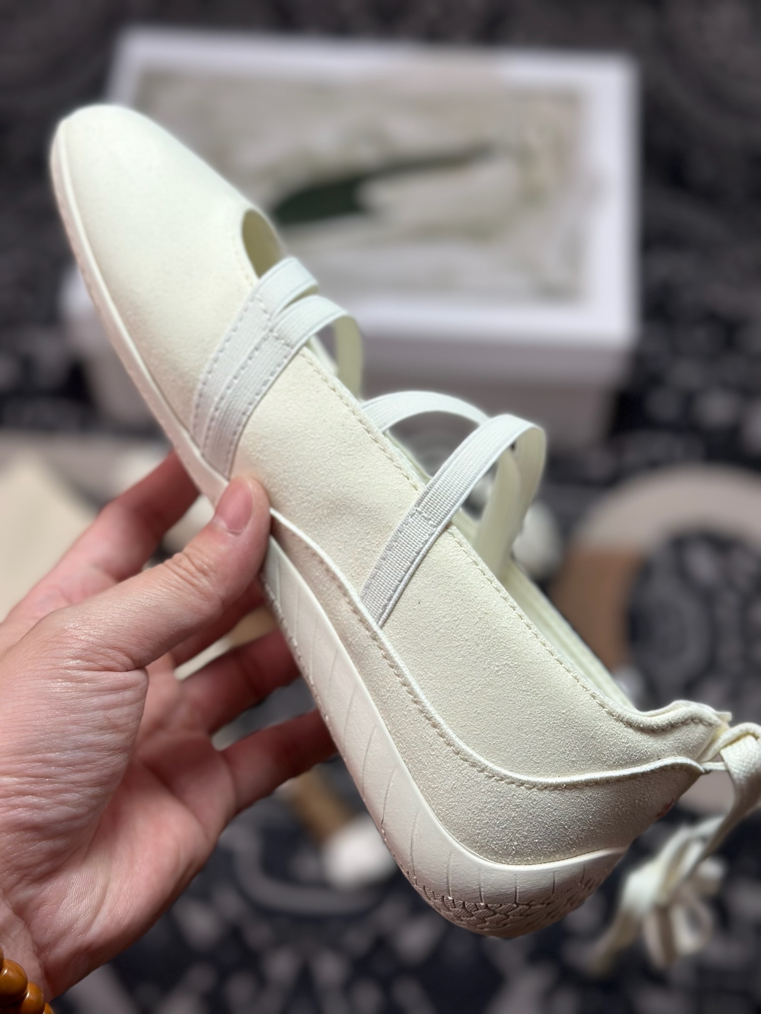 原装级别 Rose x Puma speedcat 彪马 舒适百搭芭蕾绑带镂空甜美设计感撞色 芭蕾鞋 404395-01