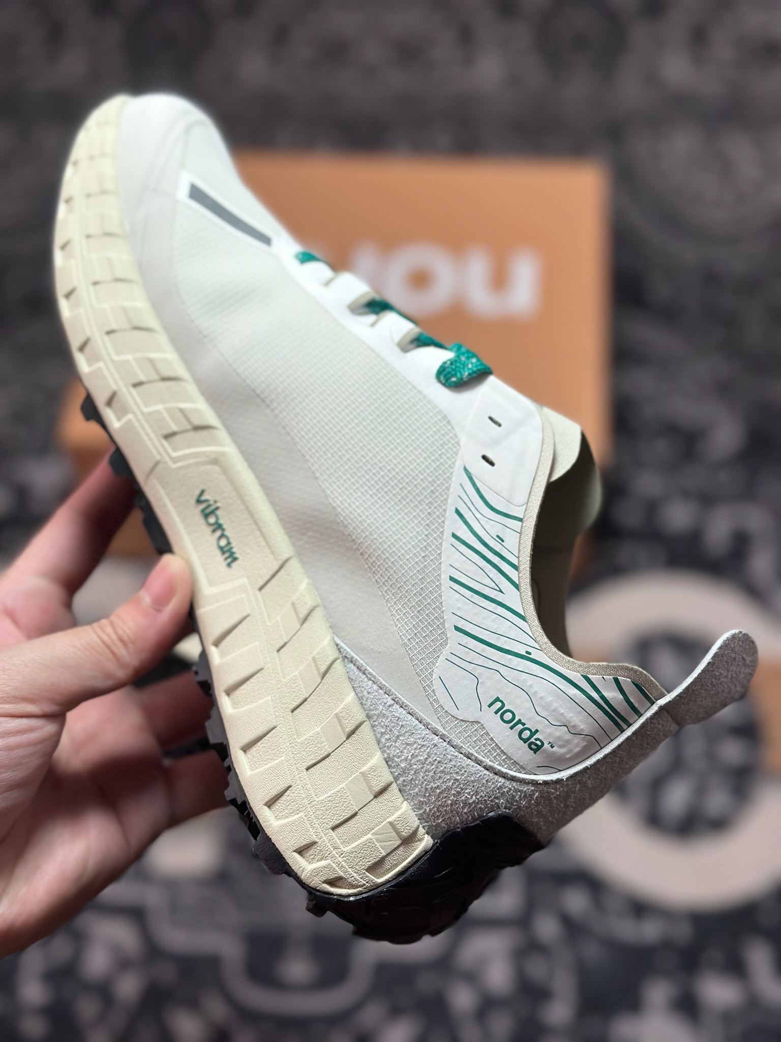 原装级别 外贸热款专供 Norda 诺达 001 Sneaker 网面越野跑步鞋