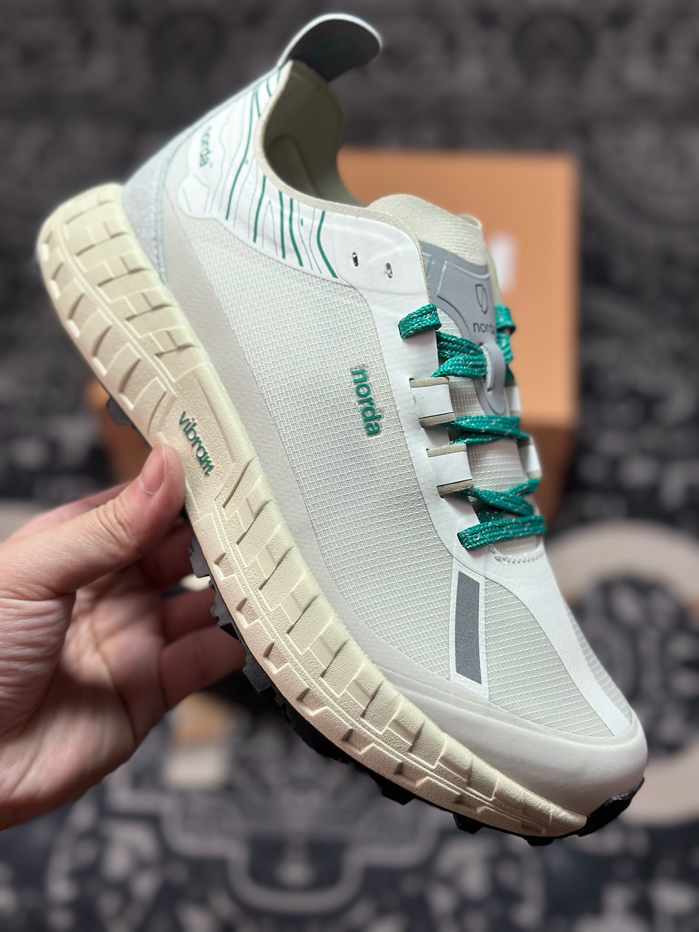 原装级别 外贸热款专供 Norda 诺达 001 Sneaker 网面越野跑步鞋